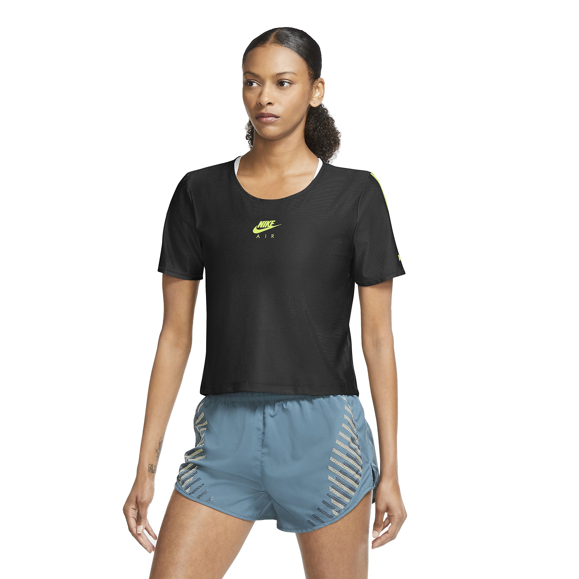 Nike Air Short-Sleeve Running Top Kadın Tişört