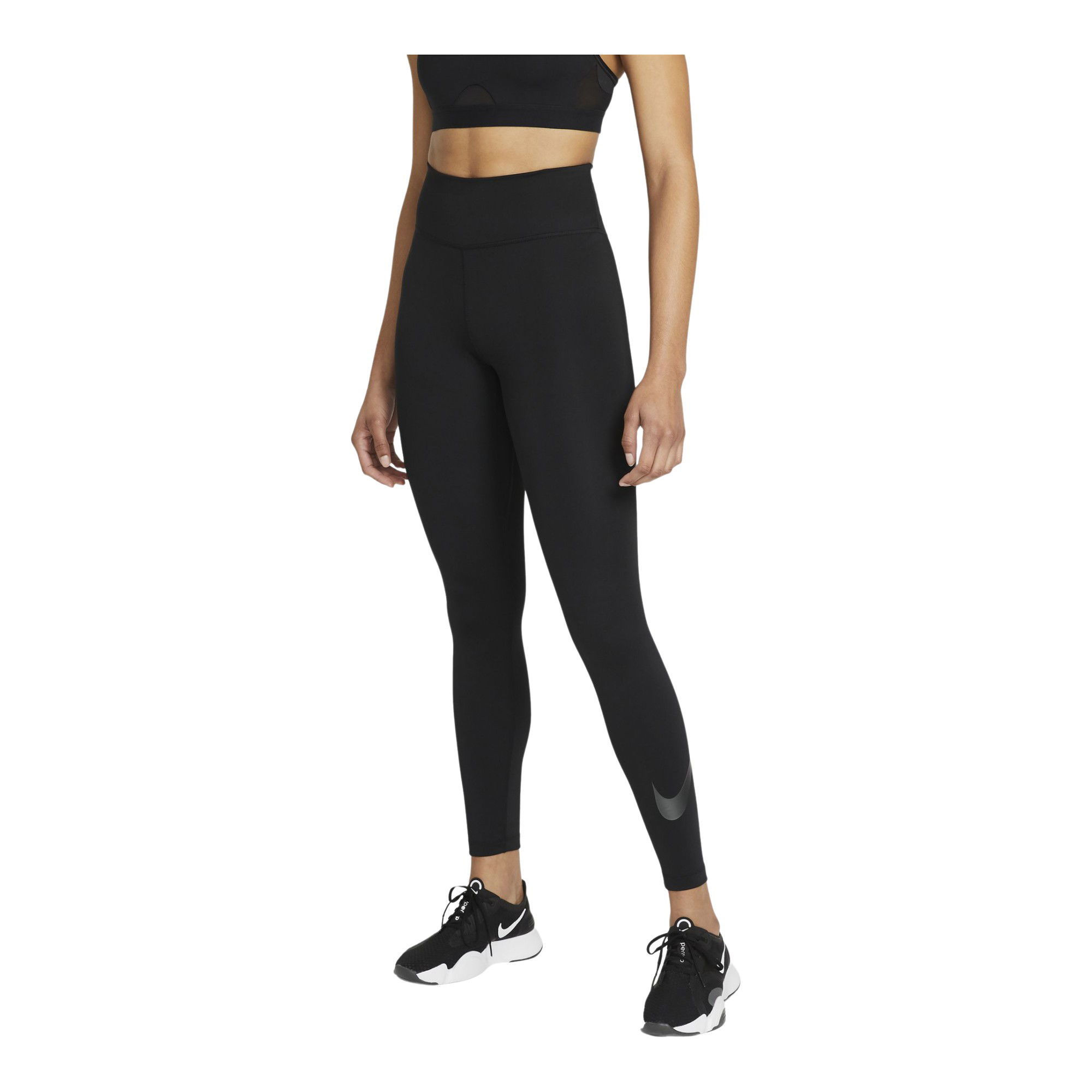 Nike One Icon Clash Mid-Rise 7/8 Graphic Leggings Kadın Tayt