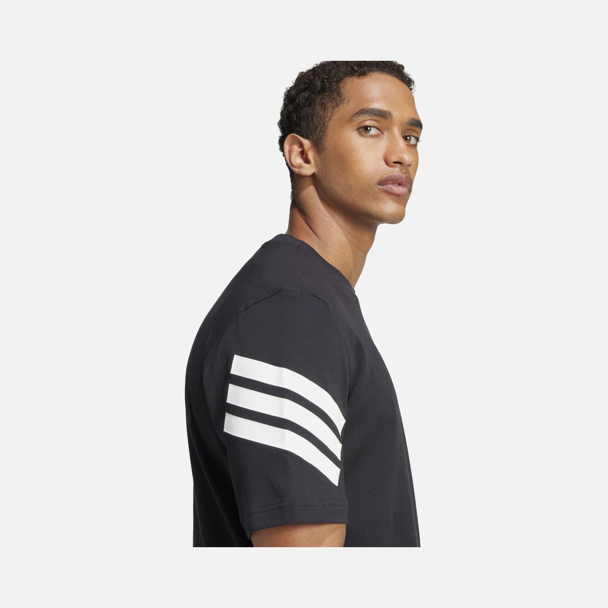 adidas Sportswear Future Icons Angled 3-Stripes Short-Sleeve Erkek Tişört