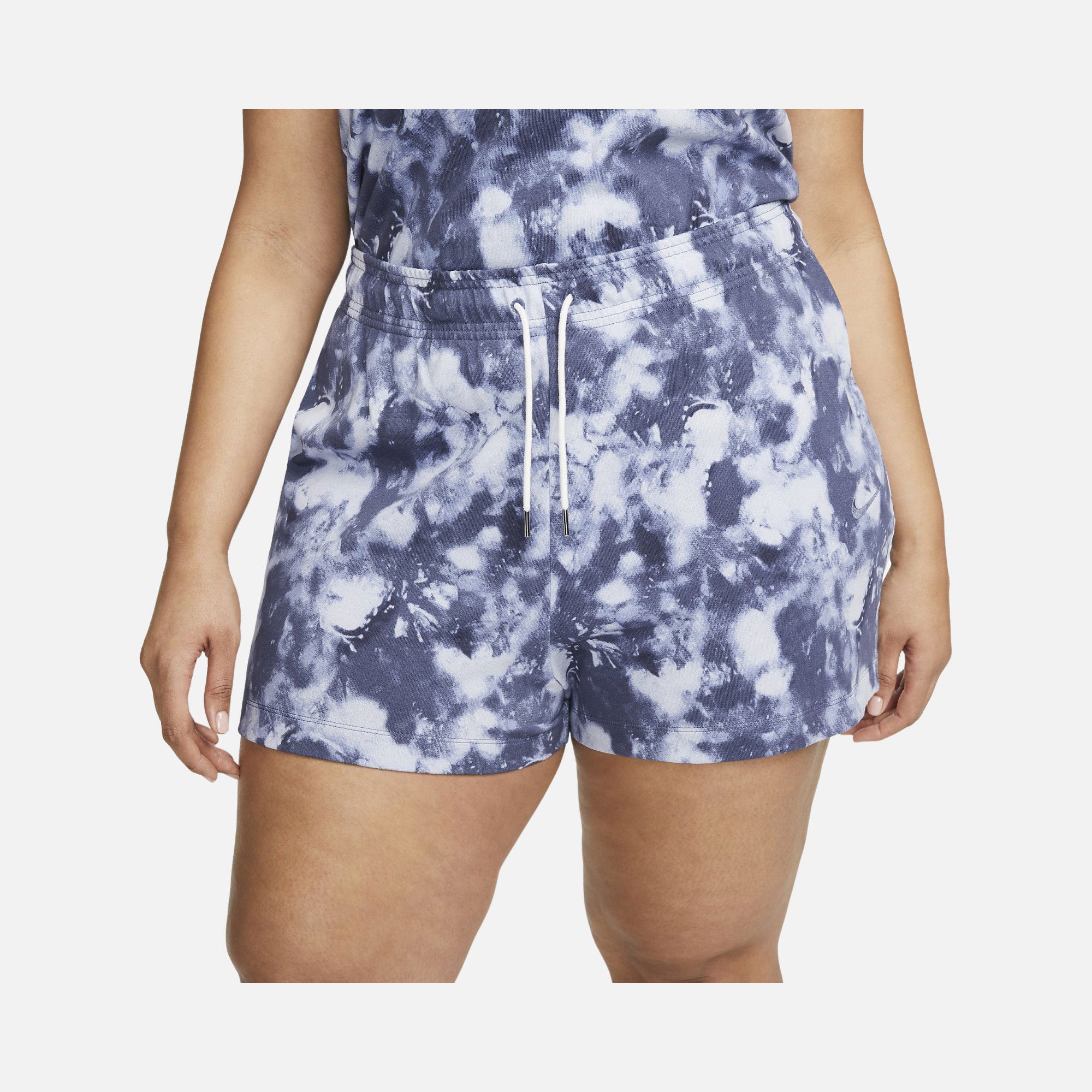 Nike Sportswear Wave Dye Ripple Colored Jersey A3 (Plus Size) Kadın Şort