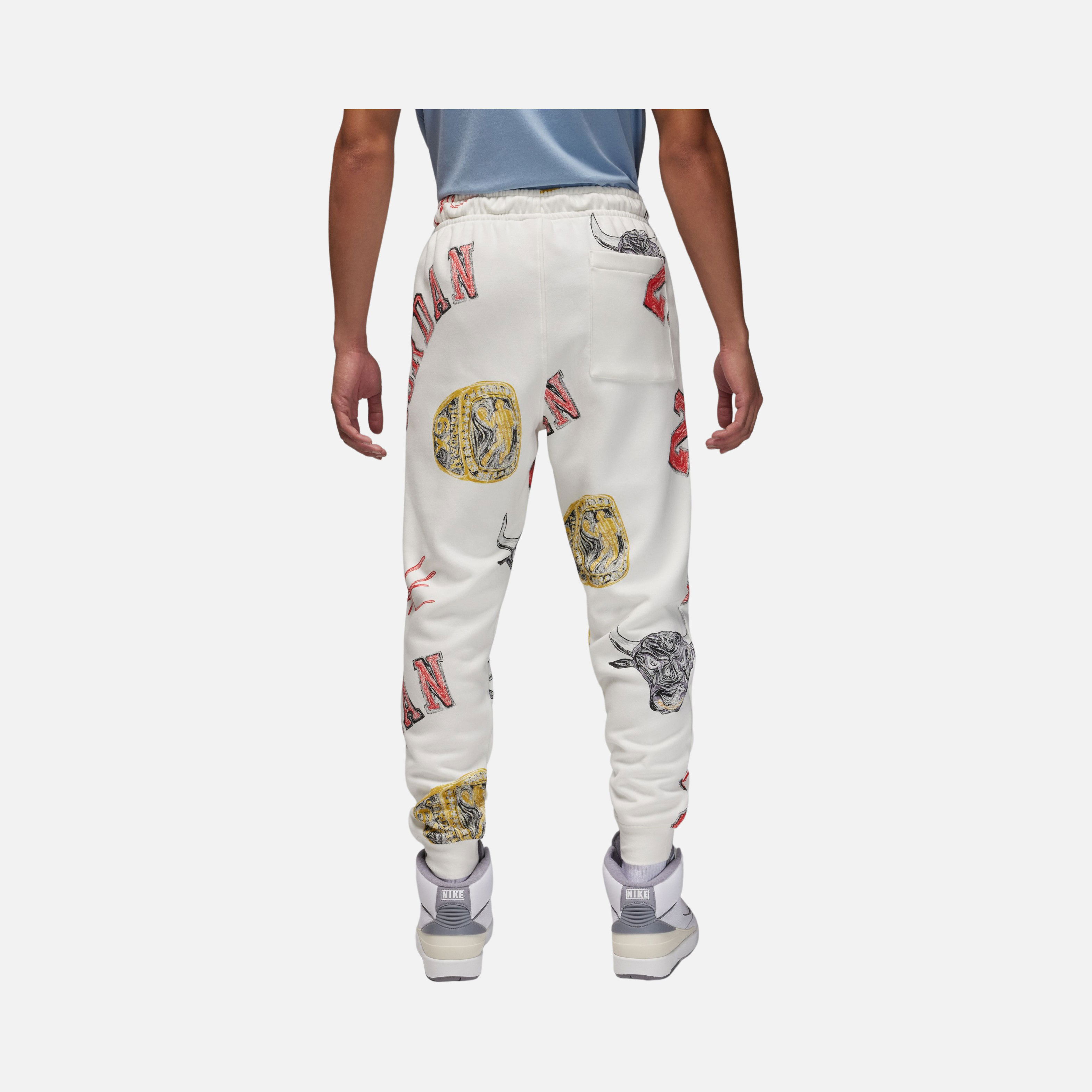 Nike Jordan Essentials Fleece All-Over Printed Erkek Eşofman Altı