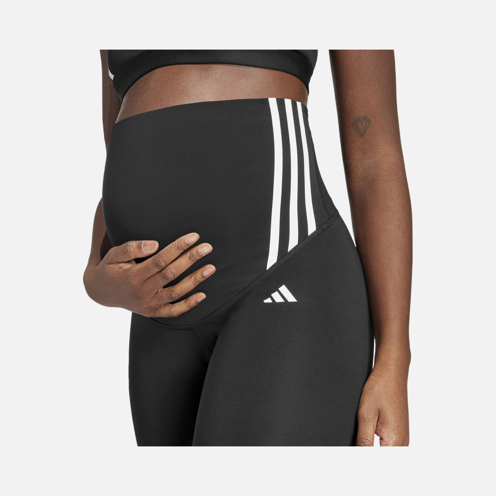 adidas AEROREADY Optime Essentials Adisoft Fabric High Waist Full-Length Training (Maternity) Kadın Tayt