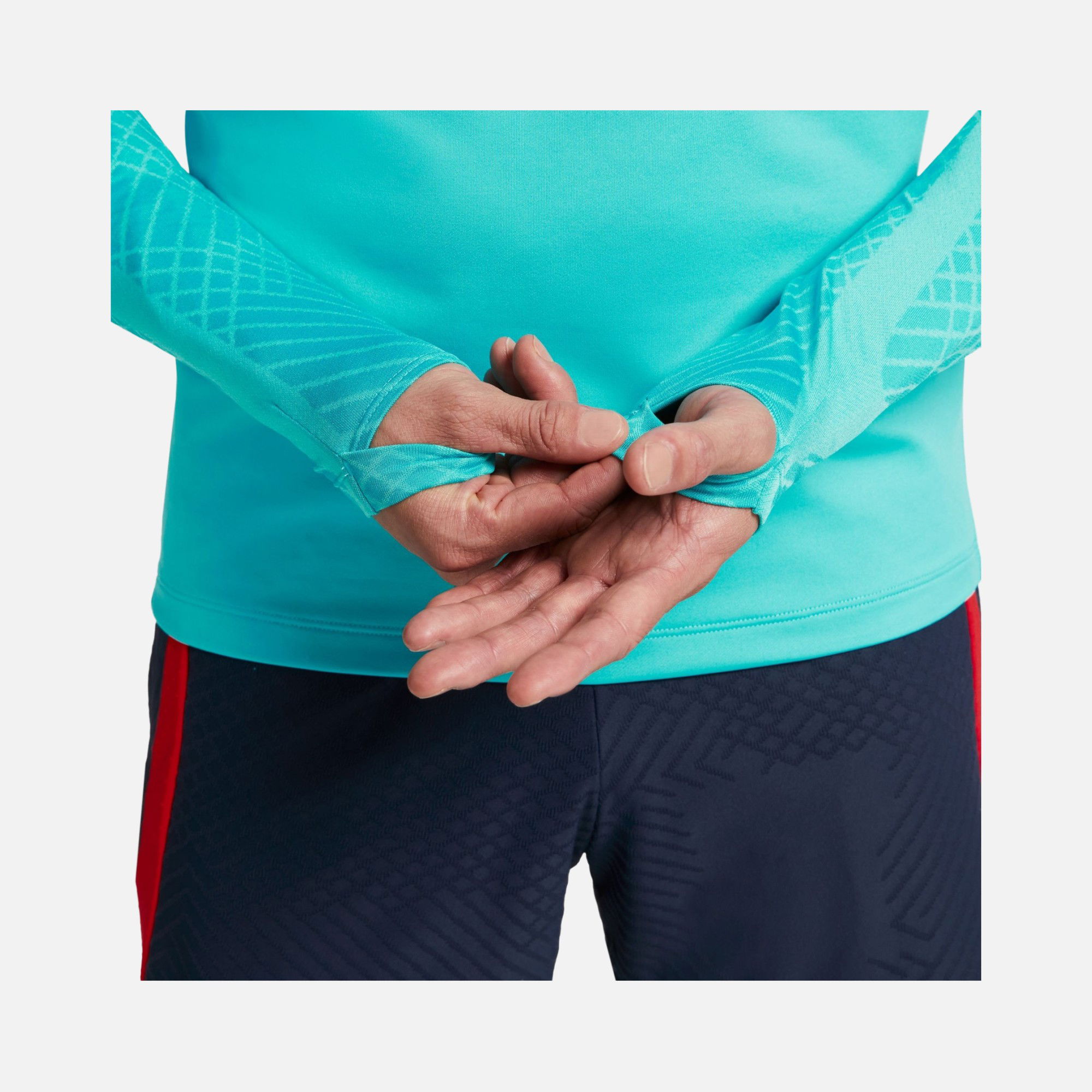 Nike F.C. Barcelona Dri-Fit Strike Football Drill Long-Sleeve Erkek Tişört