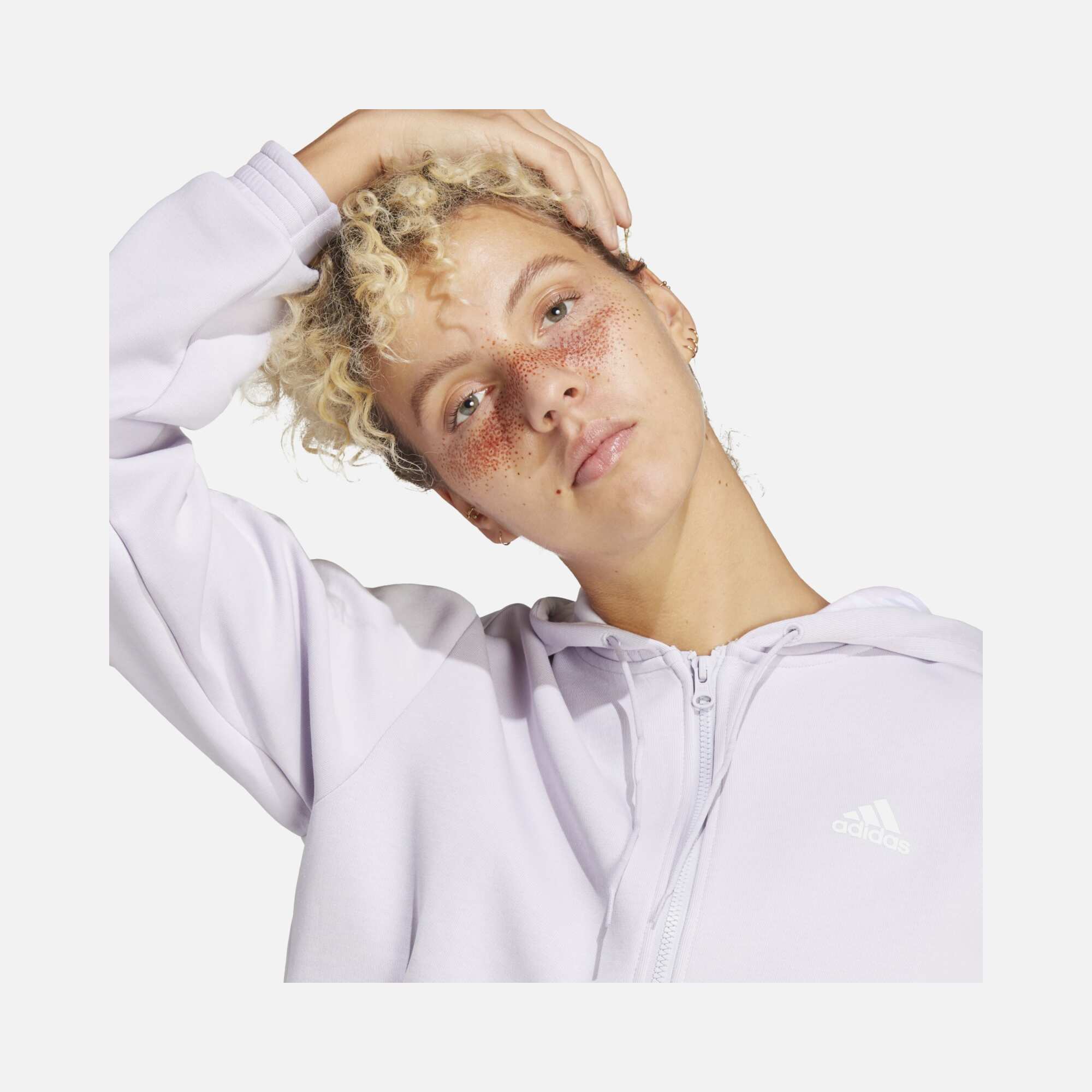 adidas Sportswear Graphic Regular-Fit Full-Zip Hoodie Kadın Sweatshirt