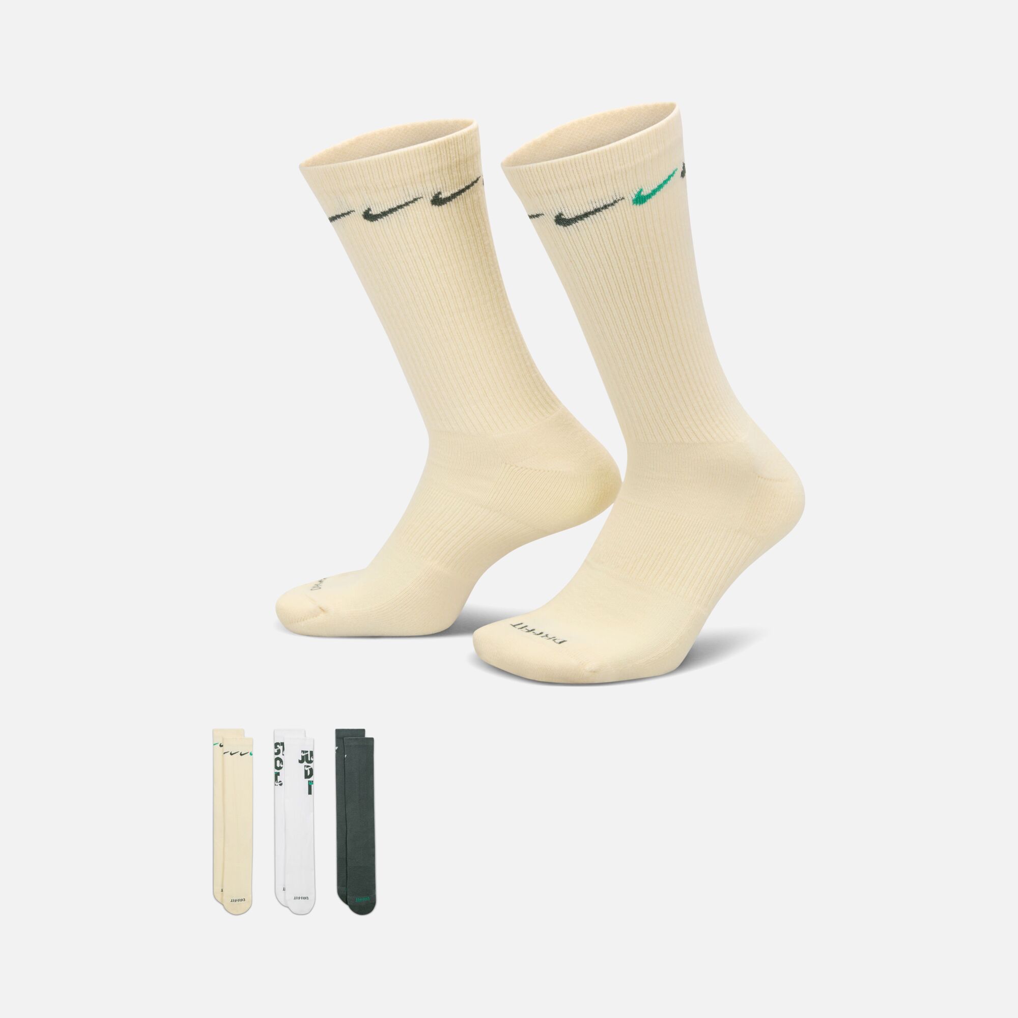 Nike Everyday Plus Cushioned Athletic Training (3 Pairs) Unisex Çorap