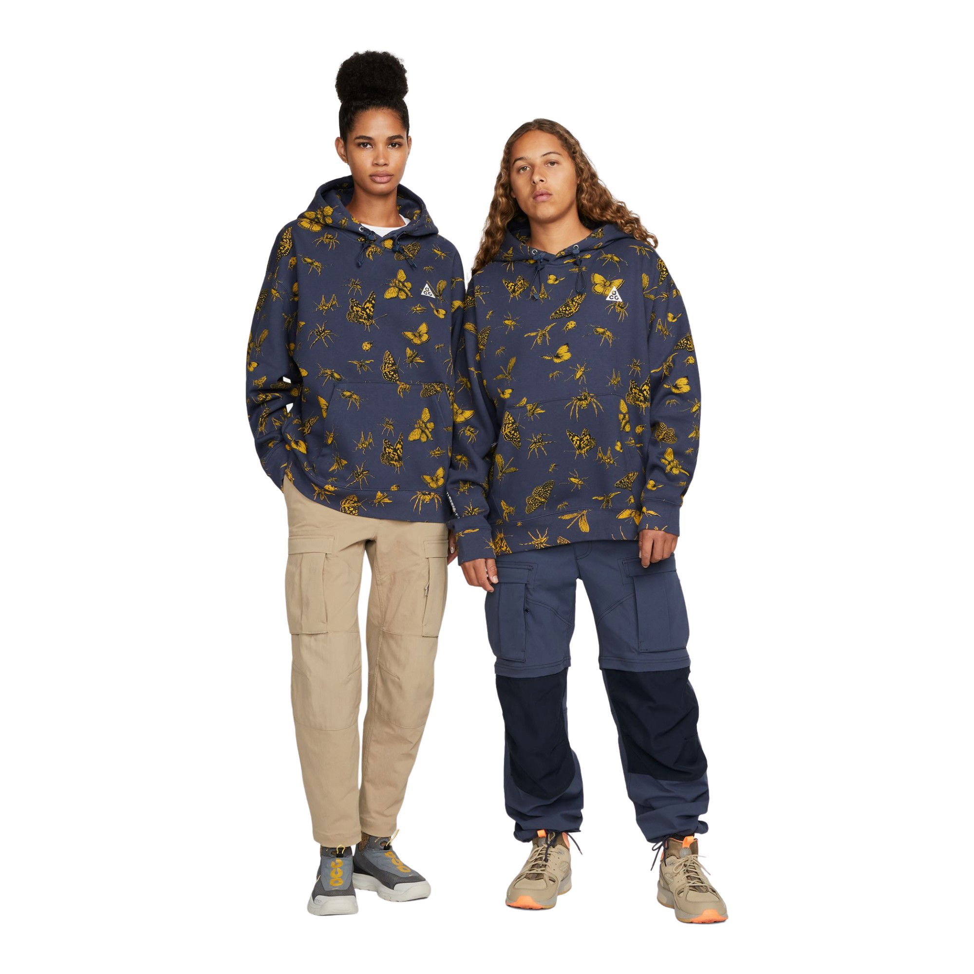 Nike ACG Therma-Fit "Bugs Grapgics'' Fleece Pullover Hoodie Unisex Sweatshirt