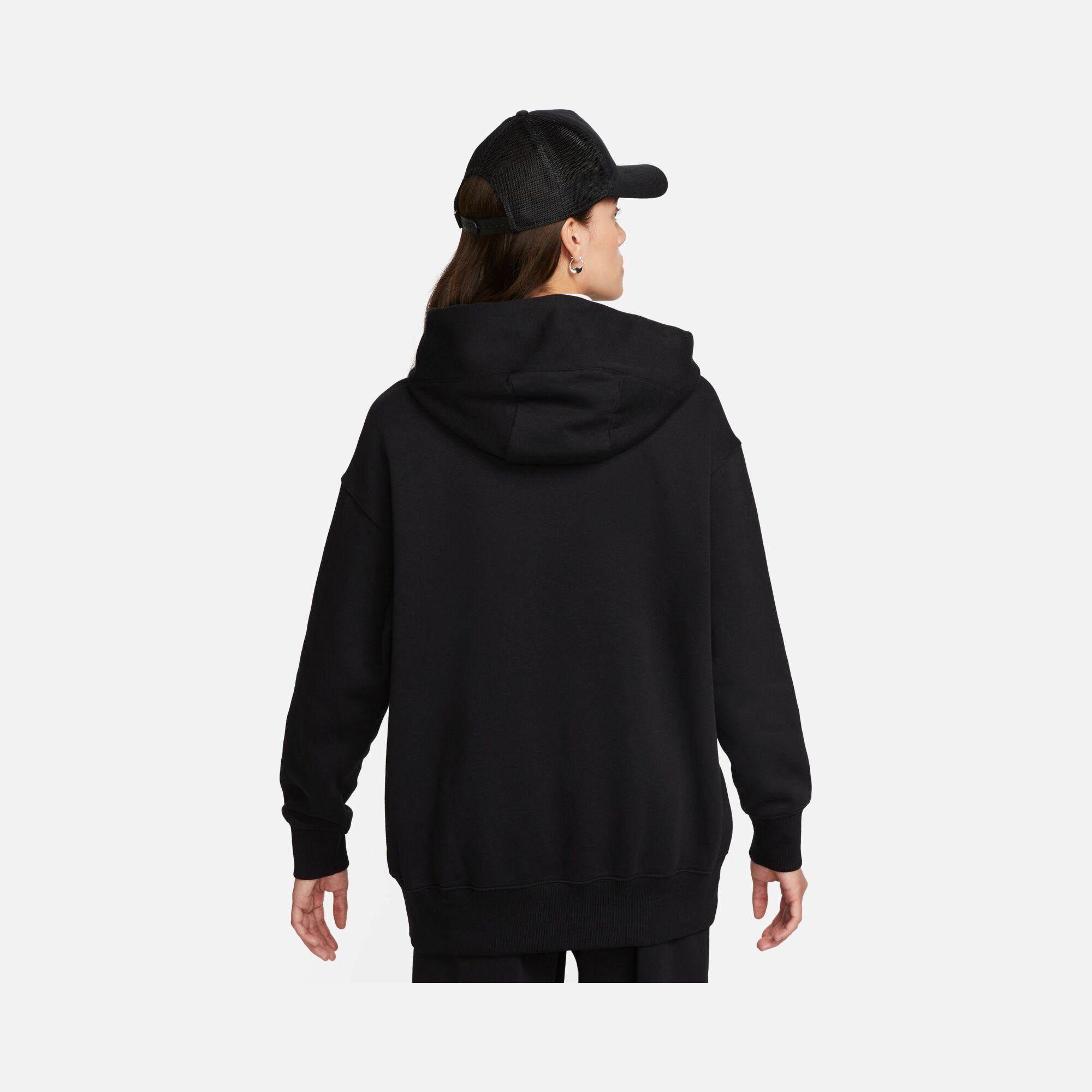 Nike Sportswear Graphic Oversized Fleece Pullover Hoodie Kadın Sweatshirt