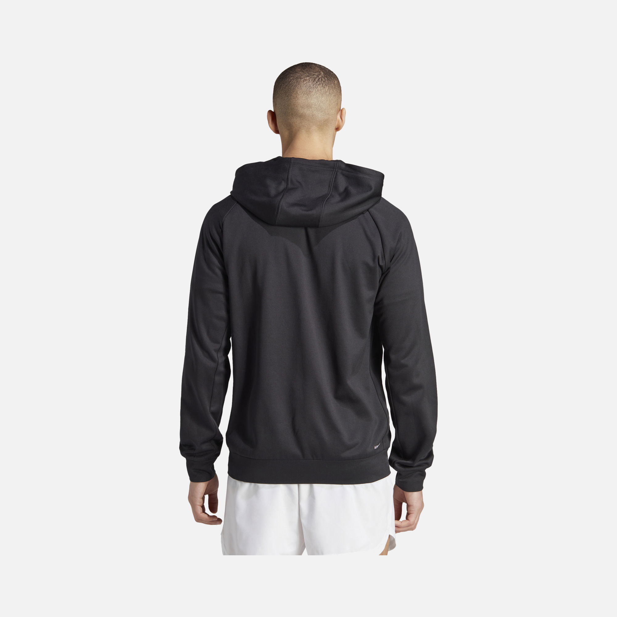 adidas Game and Go Small Logo Training Full-Zip Hoodie Sweatshirt