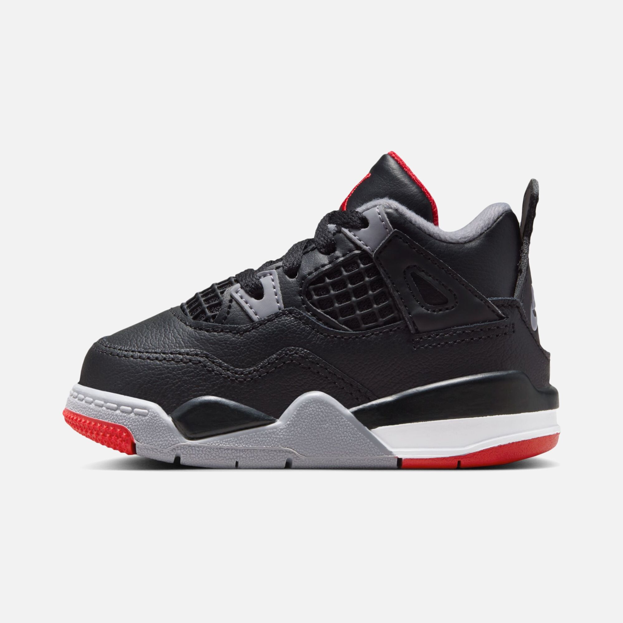 Nike Jordan 4 Retro Mid ''Bred Reimagined'' (TD) Bebek Spor Ayakkabı
