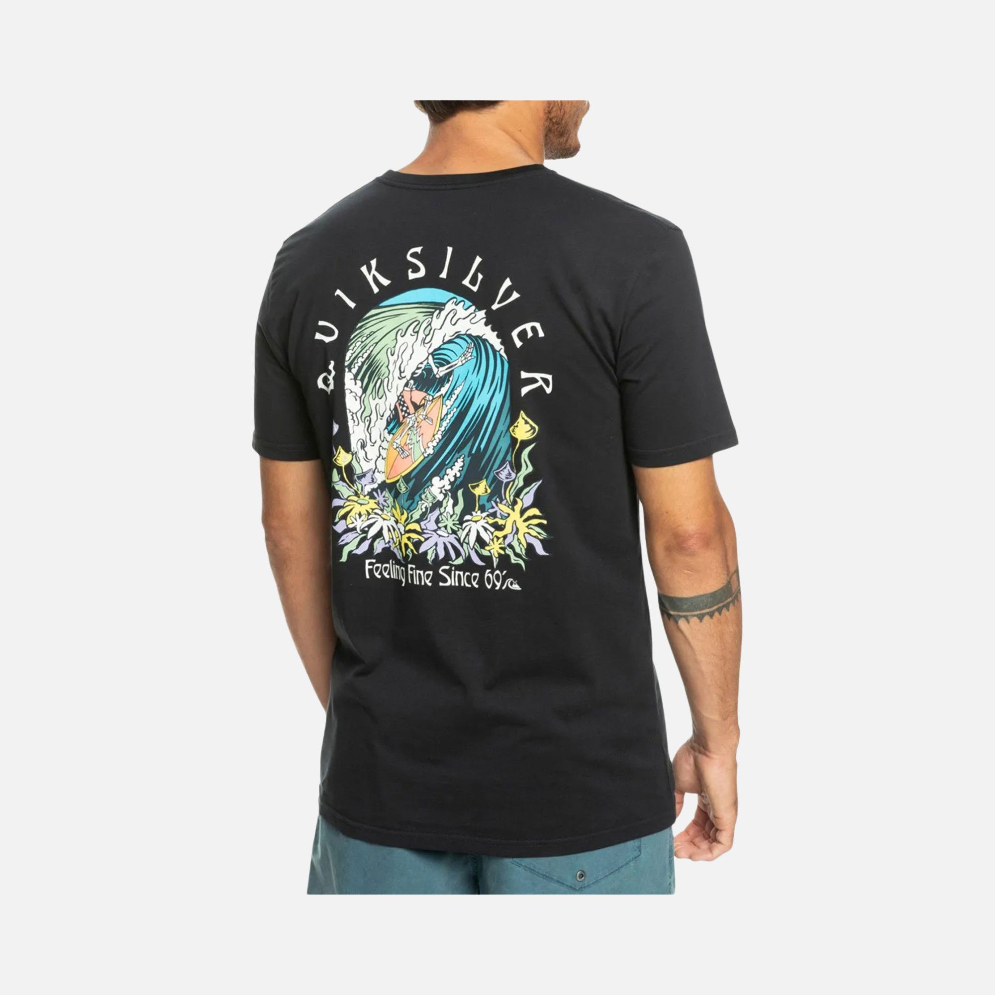 Quiksilver Sportswear Originalbarrel Short-Sleeve Erkek Tişört