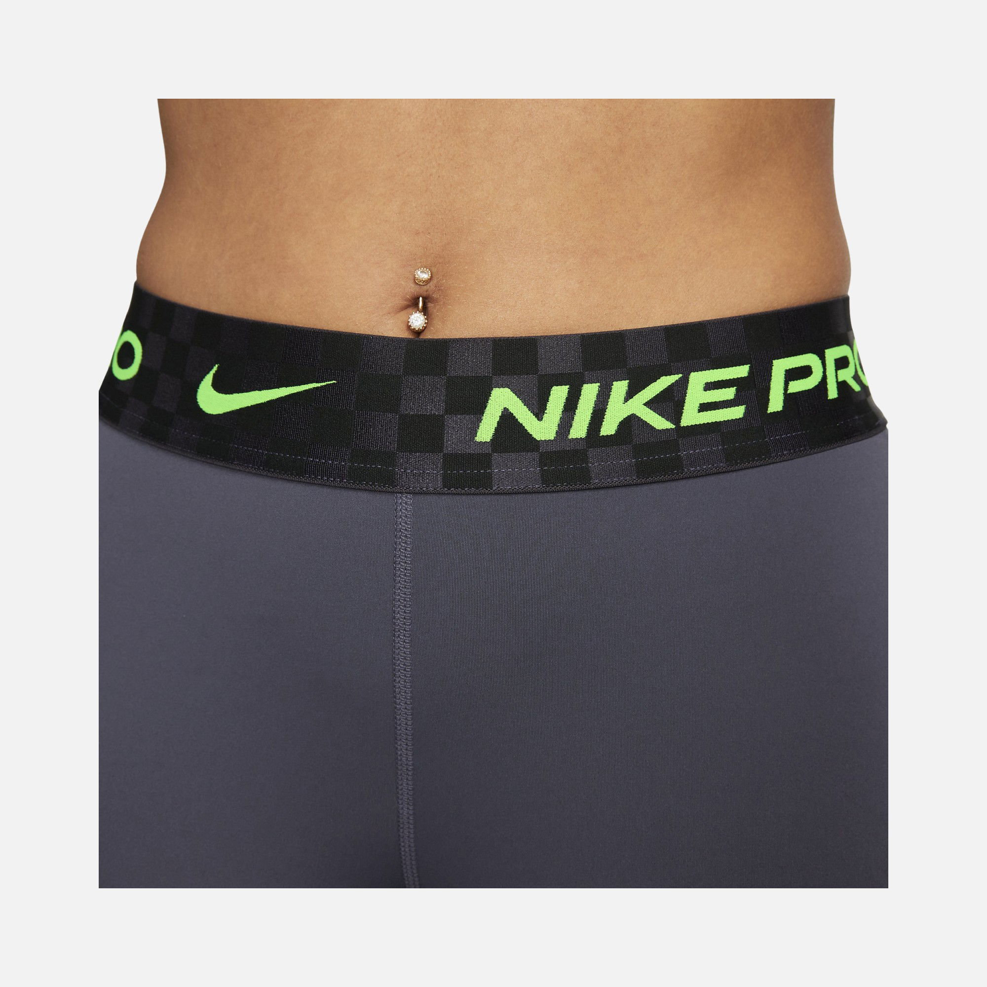 Nike Pro Dri-Fit Mid-Rise Full-Length Graphic Training Kadın Tayt