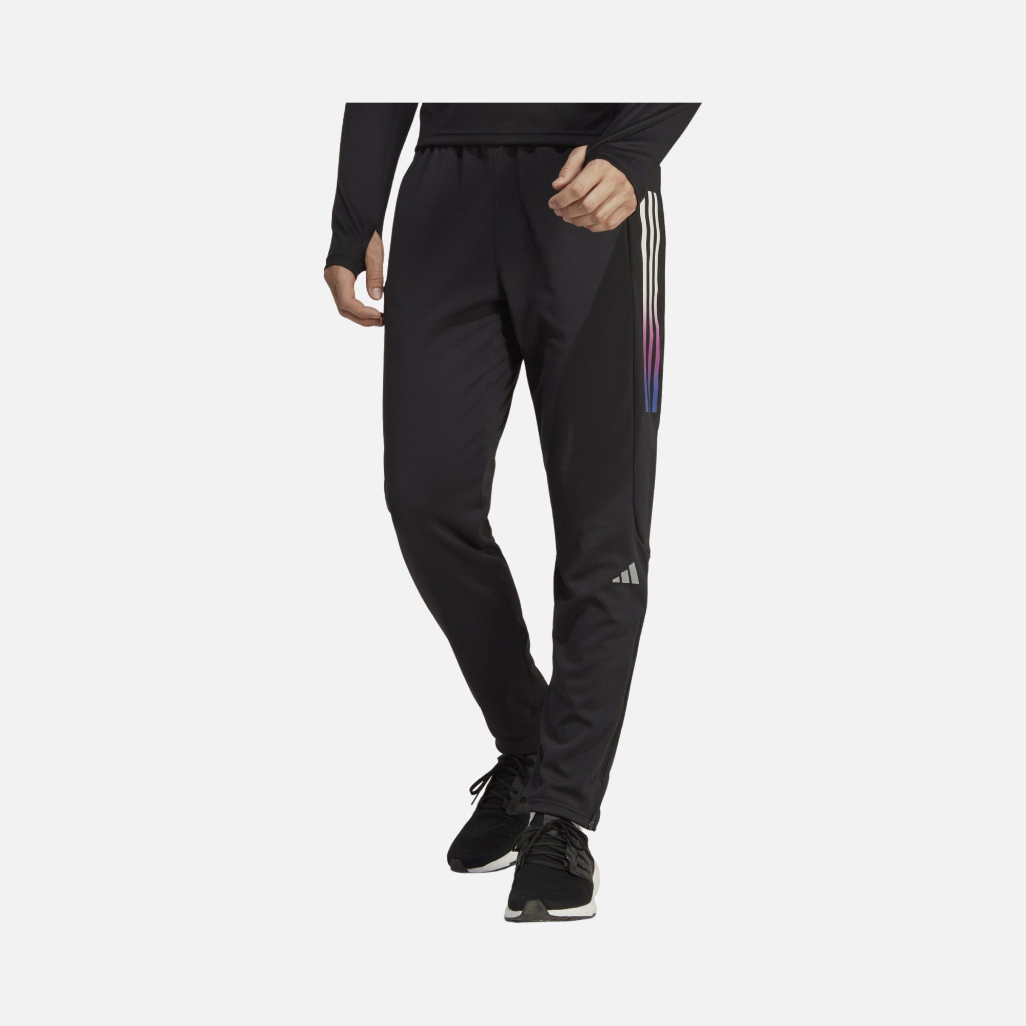 adidas Aeroready Icons 3-Stripes Zippered Leg Running Erkek Eşofman Altı