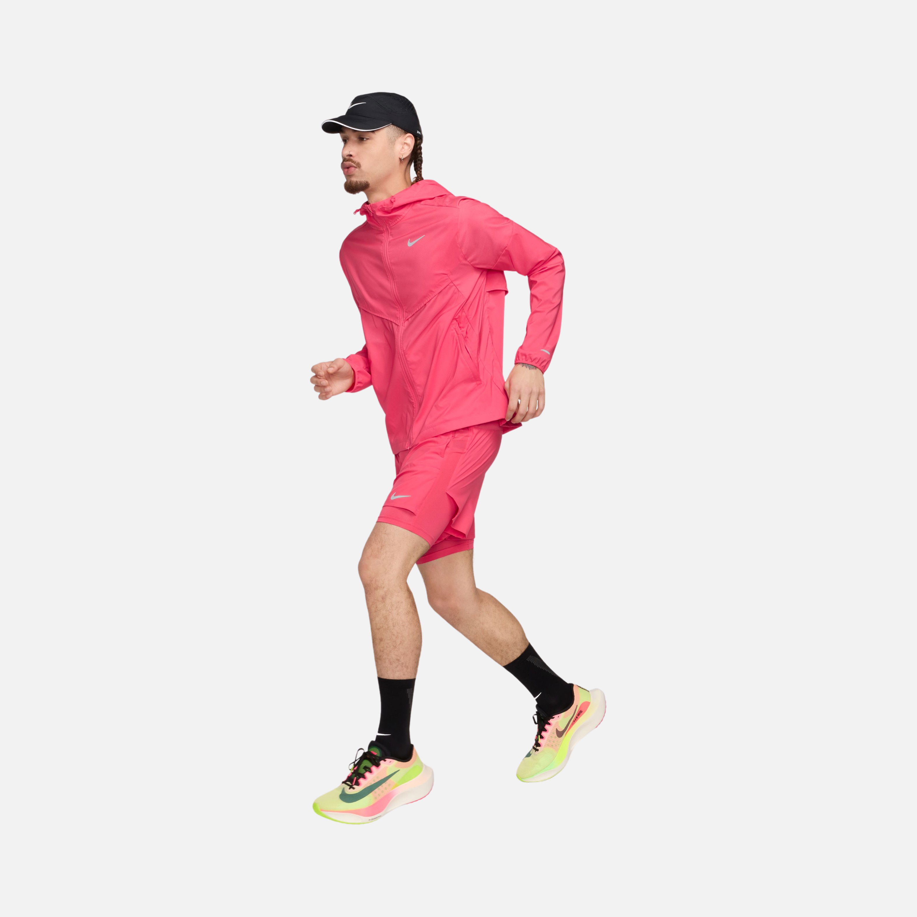 Nike Impossibly Light Windrunner Repel Lined Recoverable Running Full-Zip Hoodie Erkek Ceket