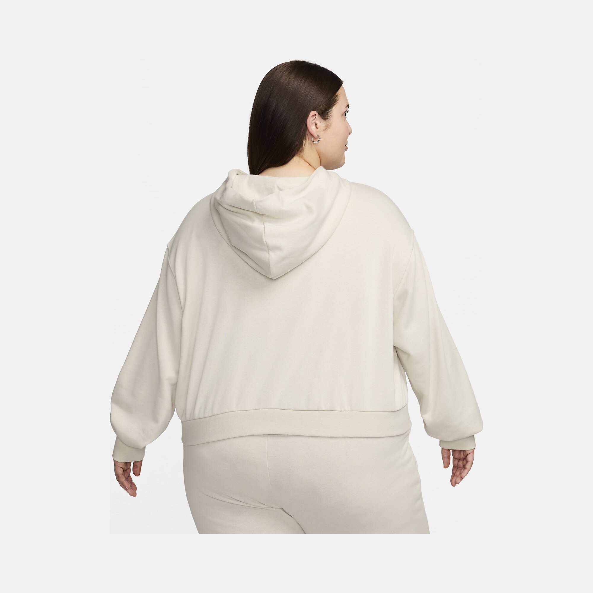 Nike Sportswear Chill Terry Loose French Terry Full-Zip Hoodie (Plus Size) Kadın Sweatshirt