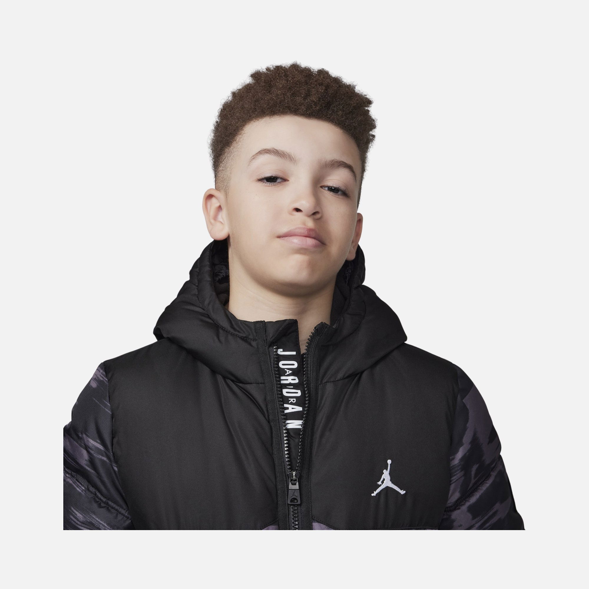 Nike Jordan Faux Down Acket Full-Zip Hoodie (Boys') Çocuk Mont