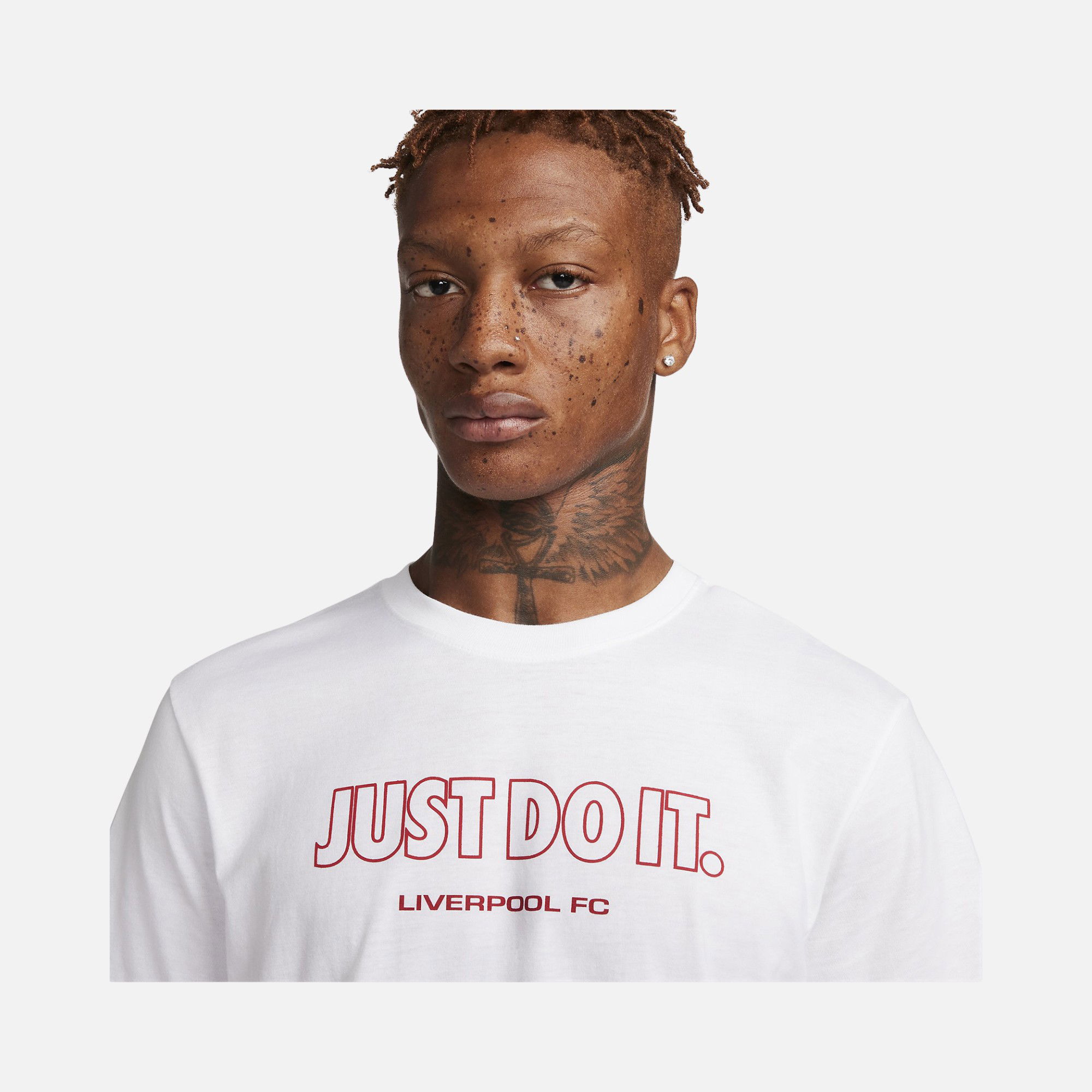 Nike Liverpool FC Just Do It Graphic Short-Sleeve Erkek Tişört