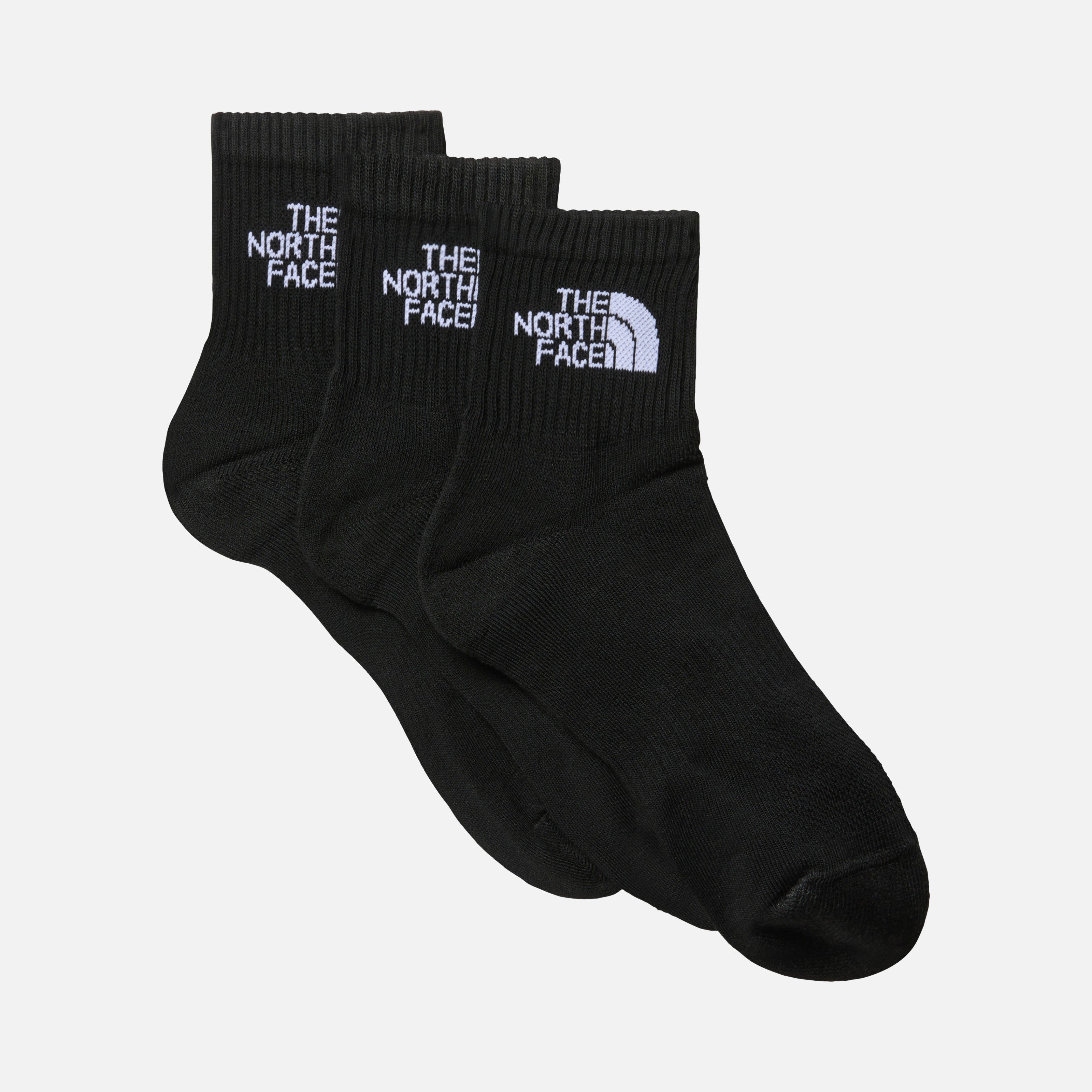 North Face Multi Sport Cushion 1/4 Quarter (3 Pairs) Unisex Çorap