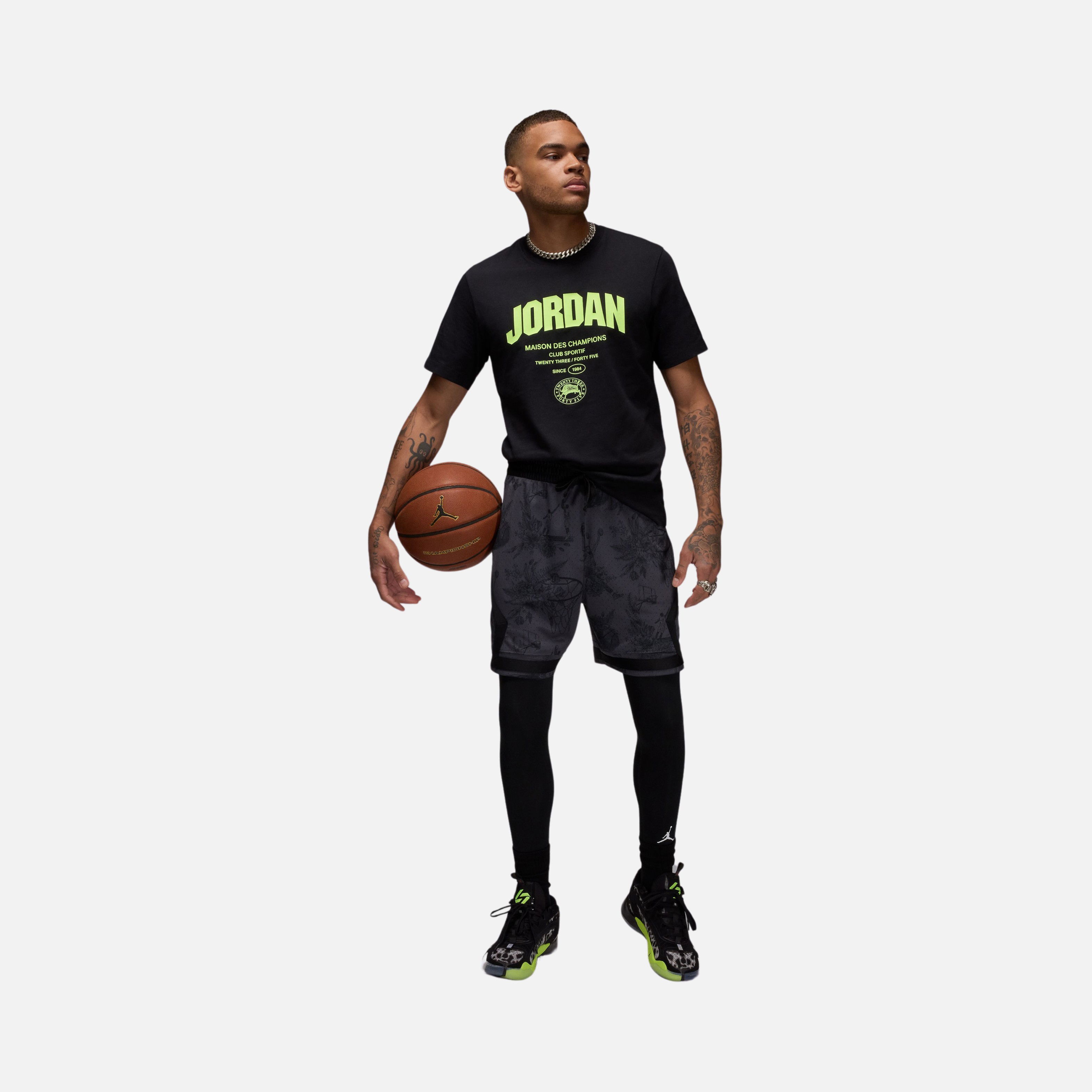 Nike Jordan Sport Dri-Fit FW24 Basketball Short-Sleeve Erkek Tişört