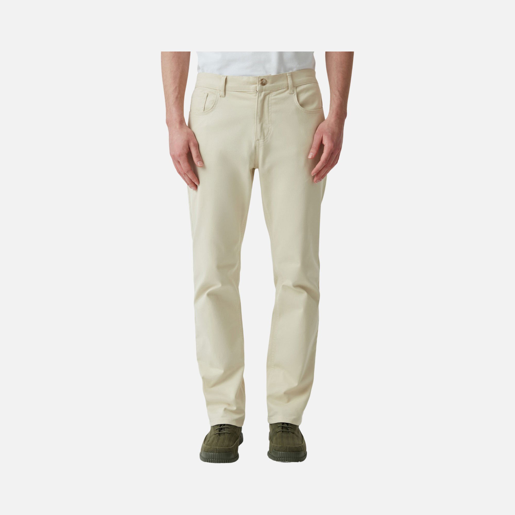 WWF Sportswear Kaplan Chino Embroidered Regular-Fit Erkek Pantolon