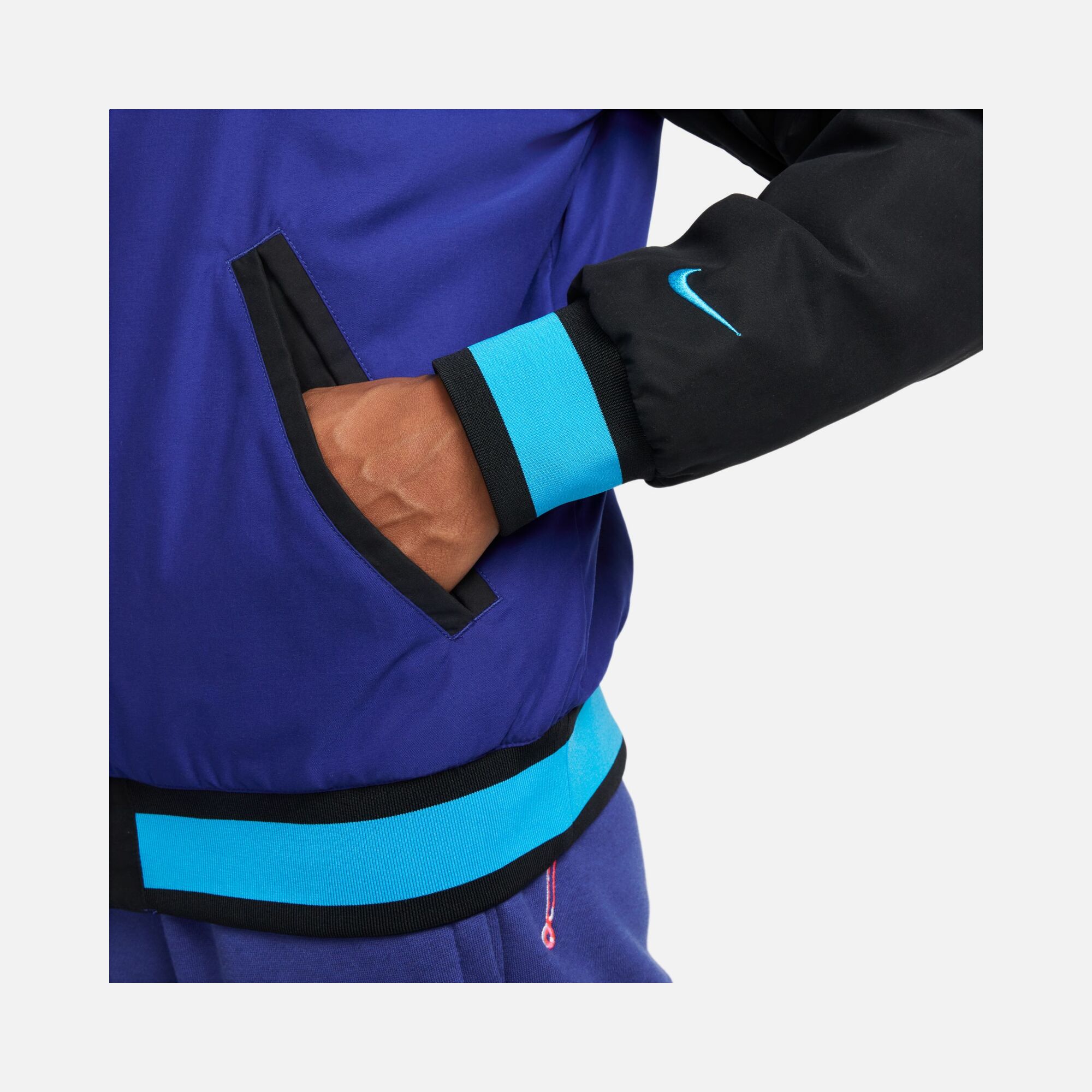 Nike LeBron Protect Basketball Full Length Snap Fastener Erkek Ceket