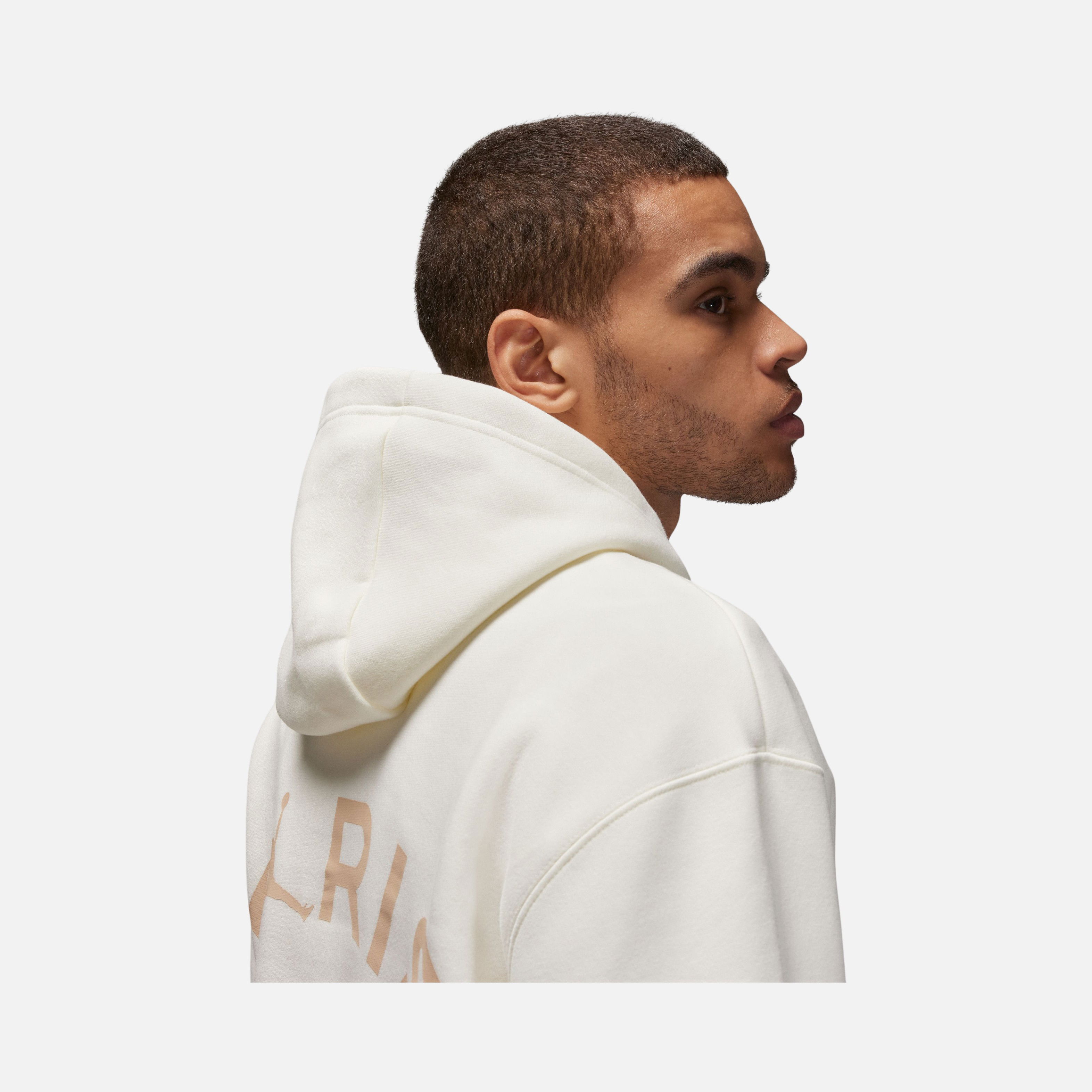 Nike Paris Saint-Germain Wordmark Heritage Fleece Pullover Hoodie Erkek Sweatshirt