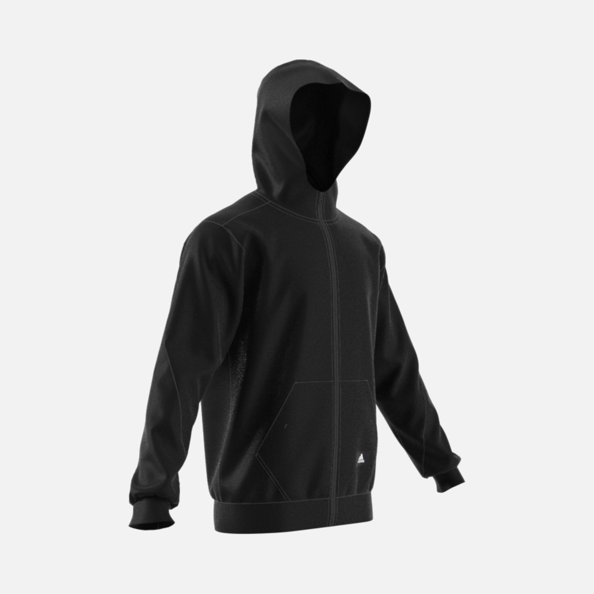 adidas Sportswear Future Icons Doubleknit Full-Zip Hoodie Erkek Sweatshirt