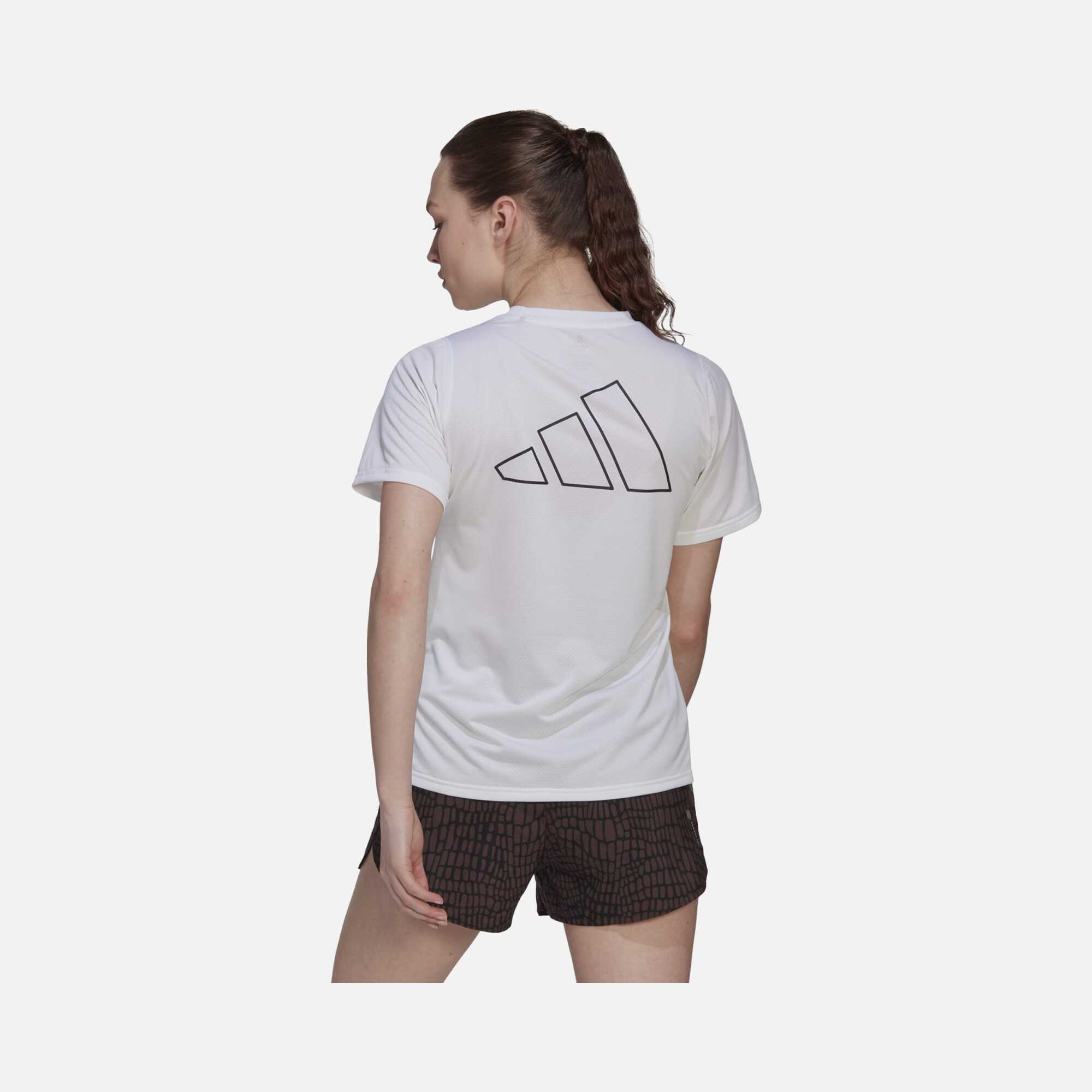 adidas Run Icons AEROREADY Running Short-Sleeve Kadın Tişört