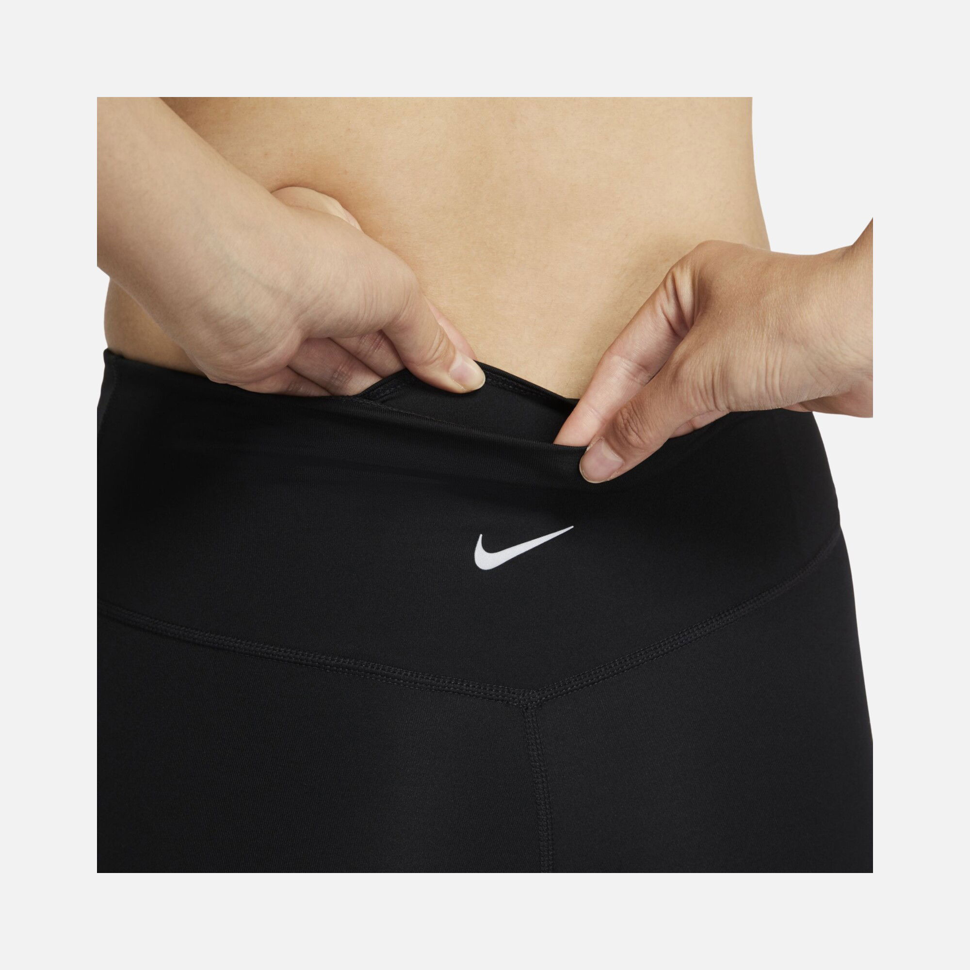 Nike Dri-Fit Swoosh Run 7/8-Length Mid-Rise Kadın Tayt