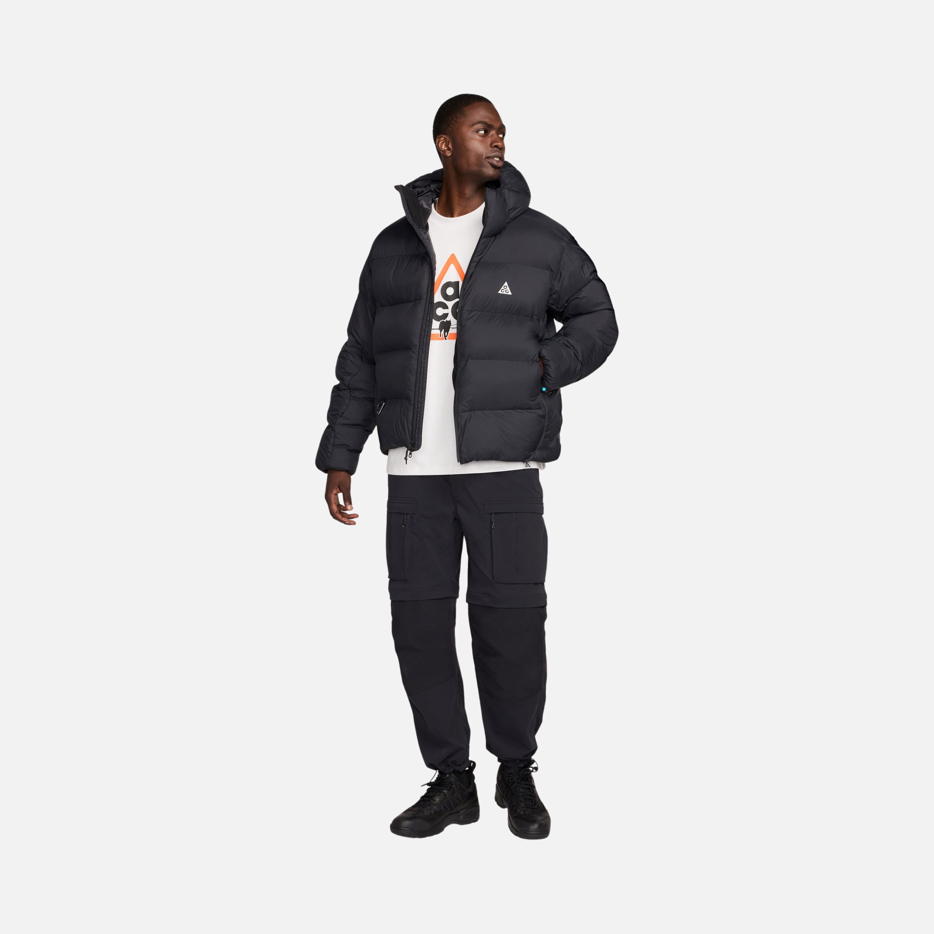 Nike Sportswear ACG "Lunar Lake" PrimaLoft® Therma-Fit ADV ''Can be packed in your bag'' Full-Zip Loose Hoode Erkek Mont