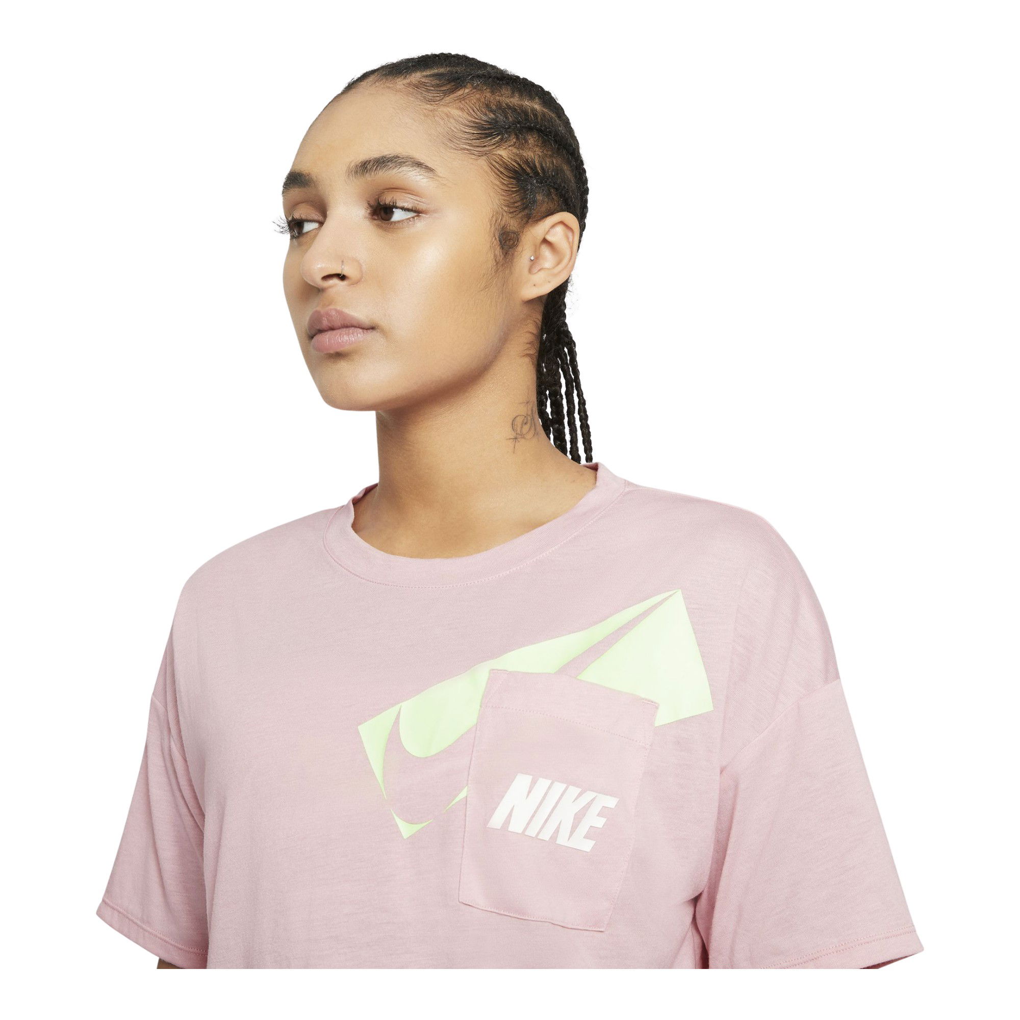 Nike Dri-Fit Graphic Training Crop Top Kadın Tişört