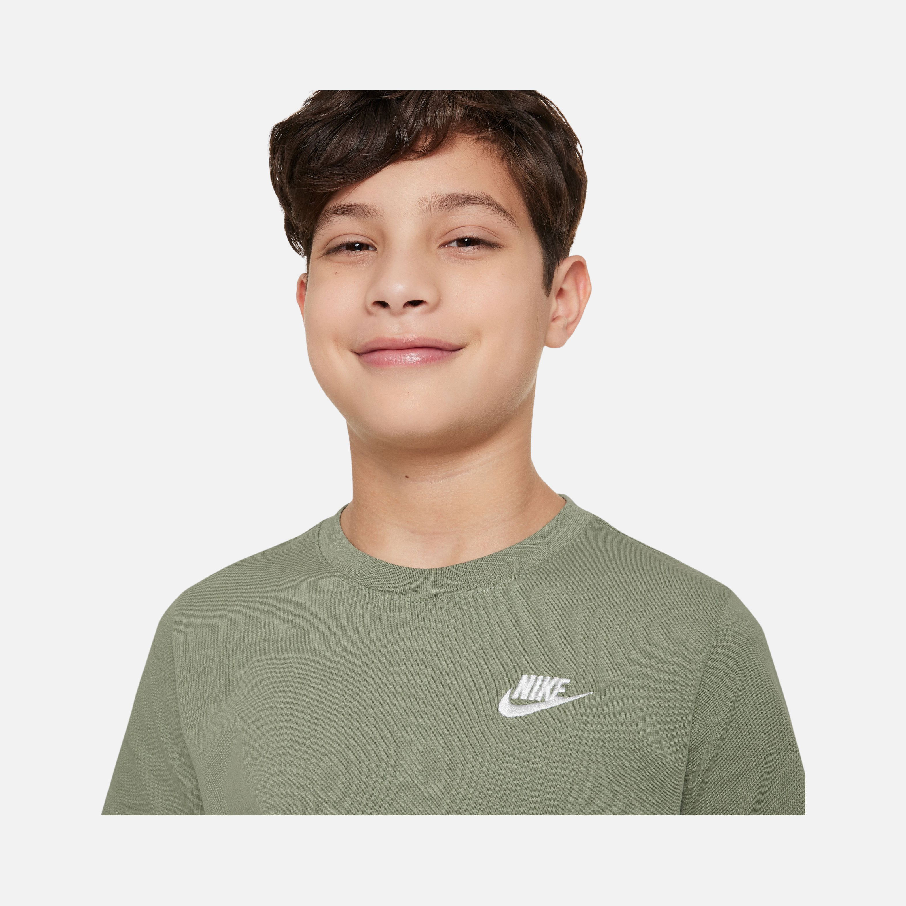 Nike Sportswear Embroidered Futura LBR Short-Sleeve Çocuk Tişört