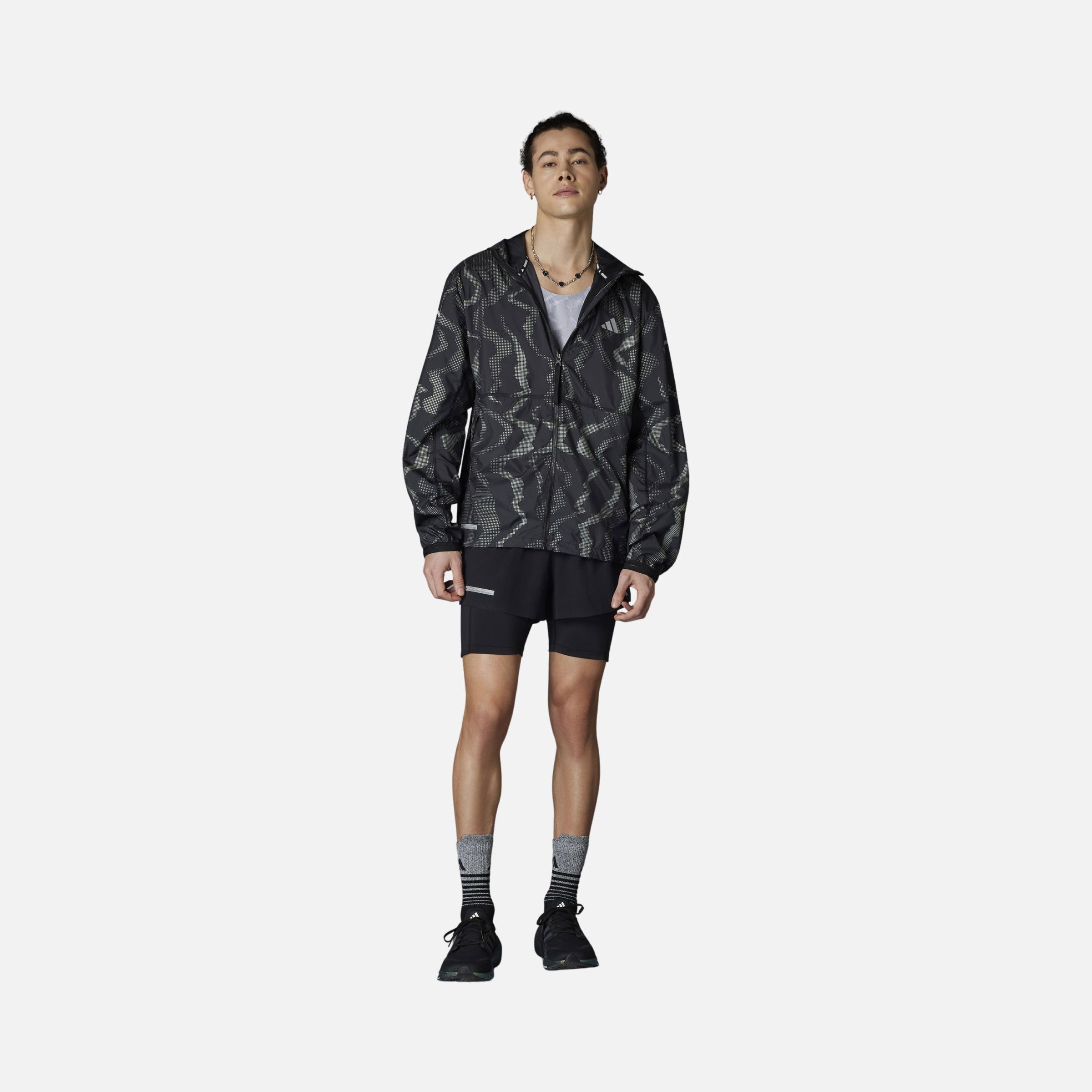 adidas Ultimate Premium WIND.RDY Running Full-Zip Hoodie Erkek Ceket