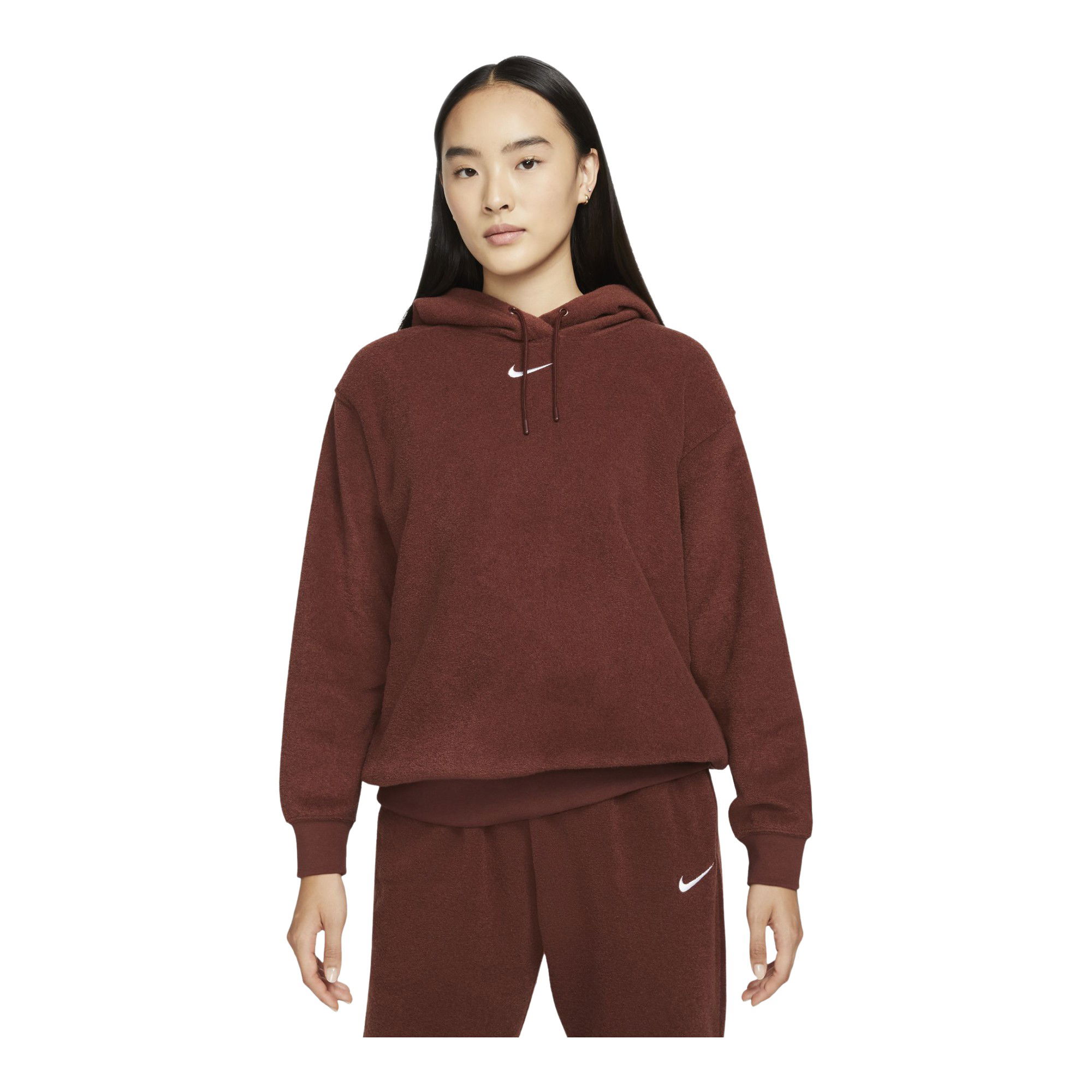Nike Sportswear Essentials Plush Hoodie Kadın Sweatshirt