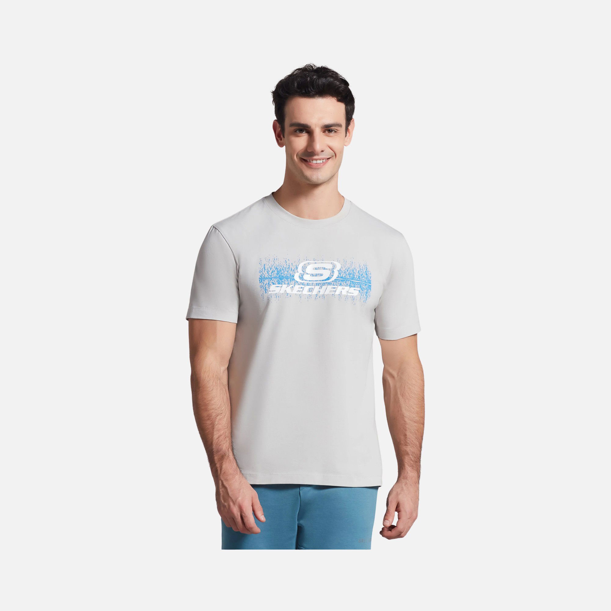 Skechers Sporswear Big Logo Graphic Short Sleeve Erkek Tişört