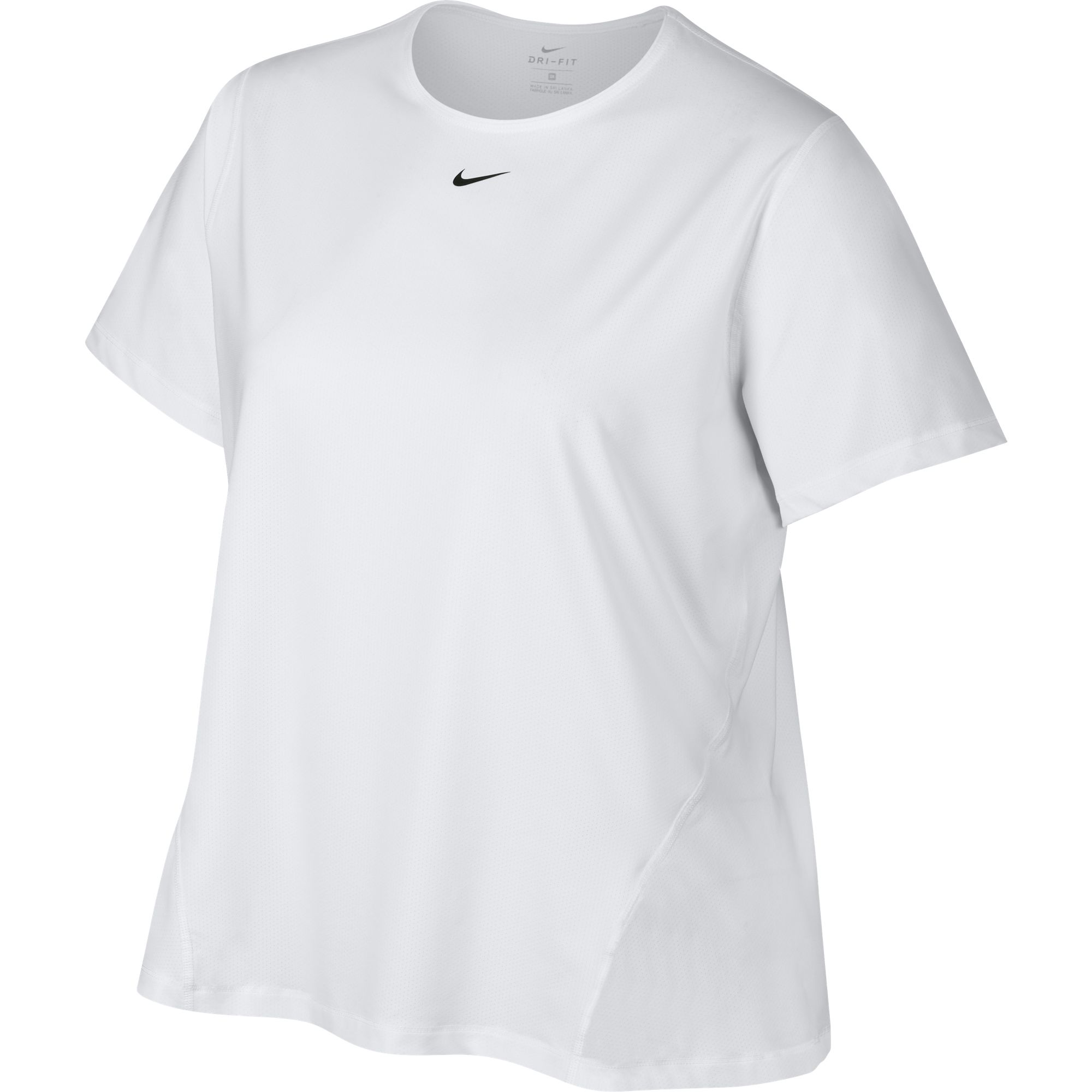 Nike Pro Mesh Top Short-Sleeve (Plus Size) Kadın Tişört