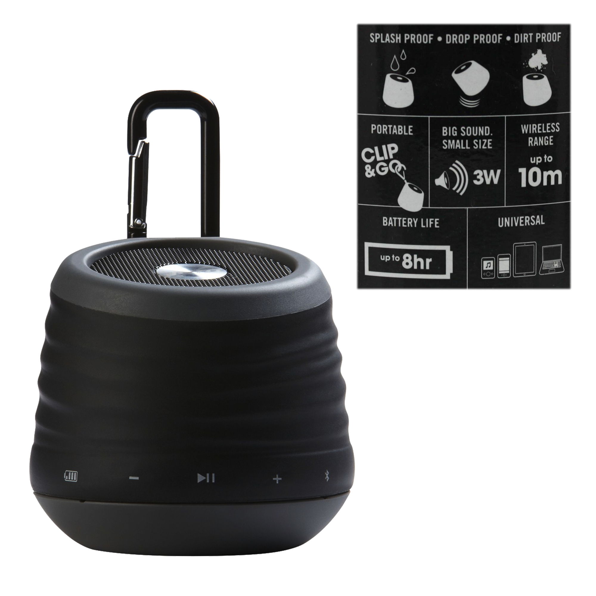 Jam XT Taşınabilir Bluetooth Hoparlör Siyah