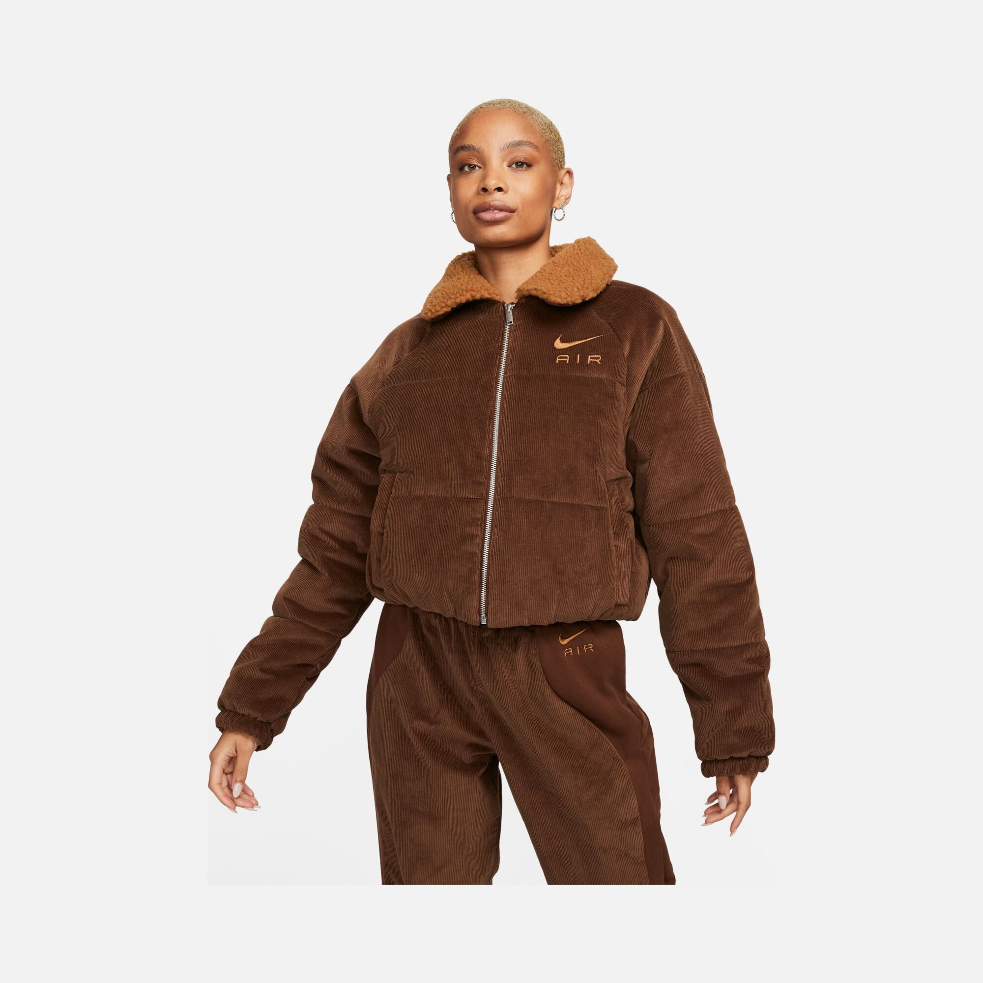 Nike Sportswear Air Therma-Fit Cord Winter Full-Zip Kadın Ceket