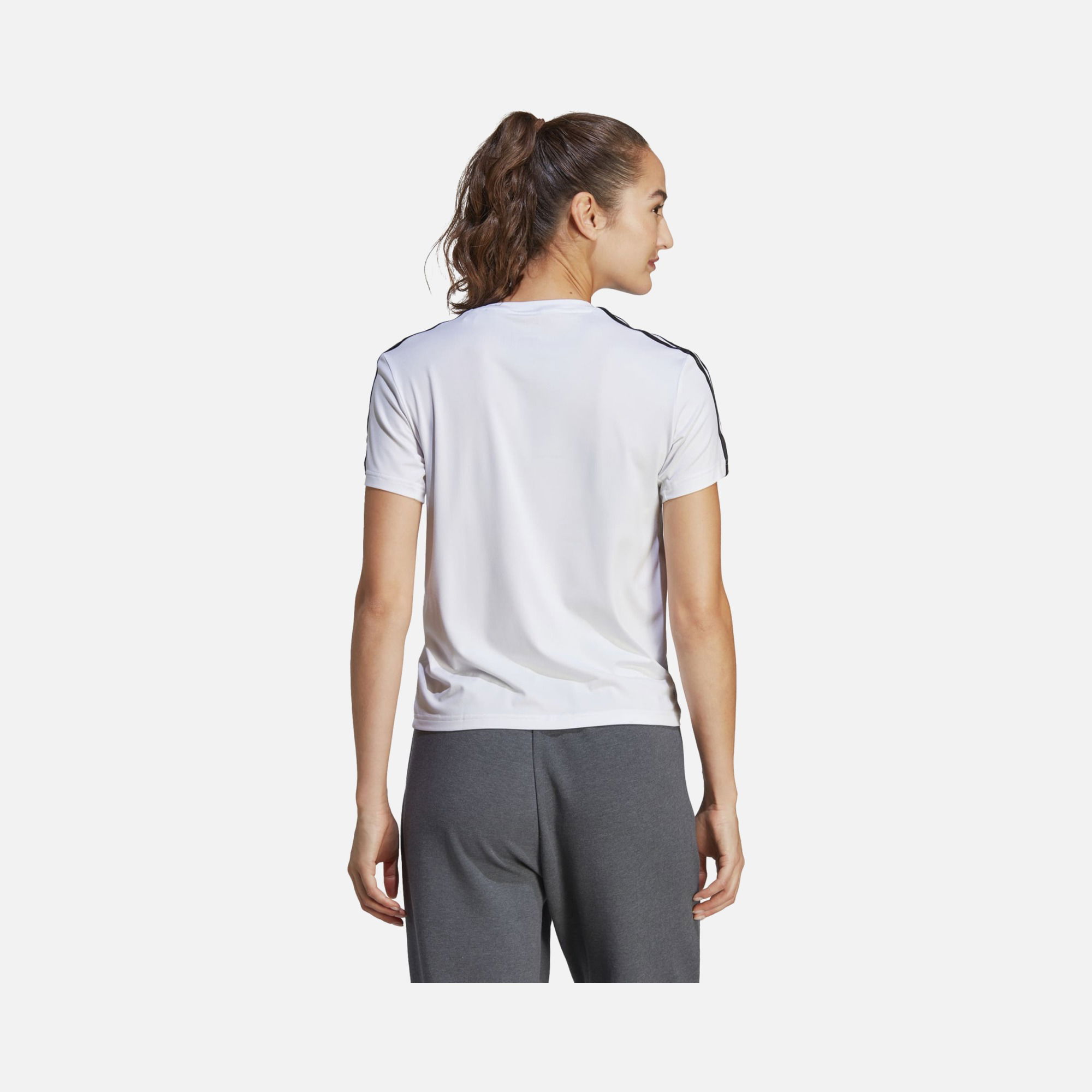 adidas AEROREADY Train Essentials 3-Stripes Gym&Training Short-Sleeve Kadın Tişört