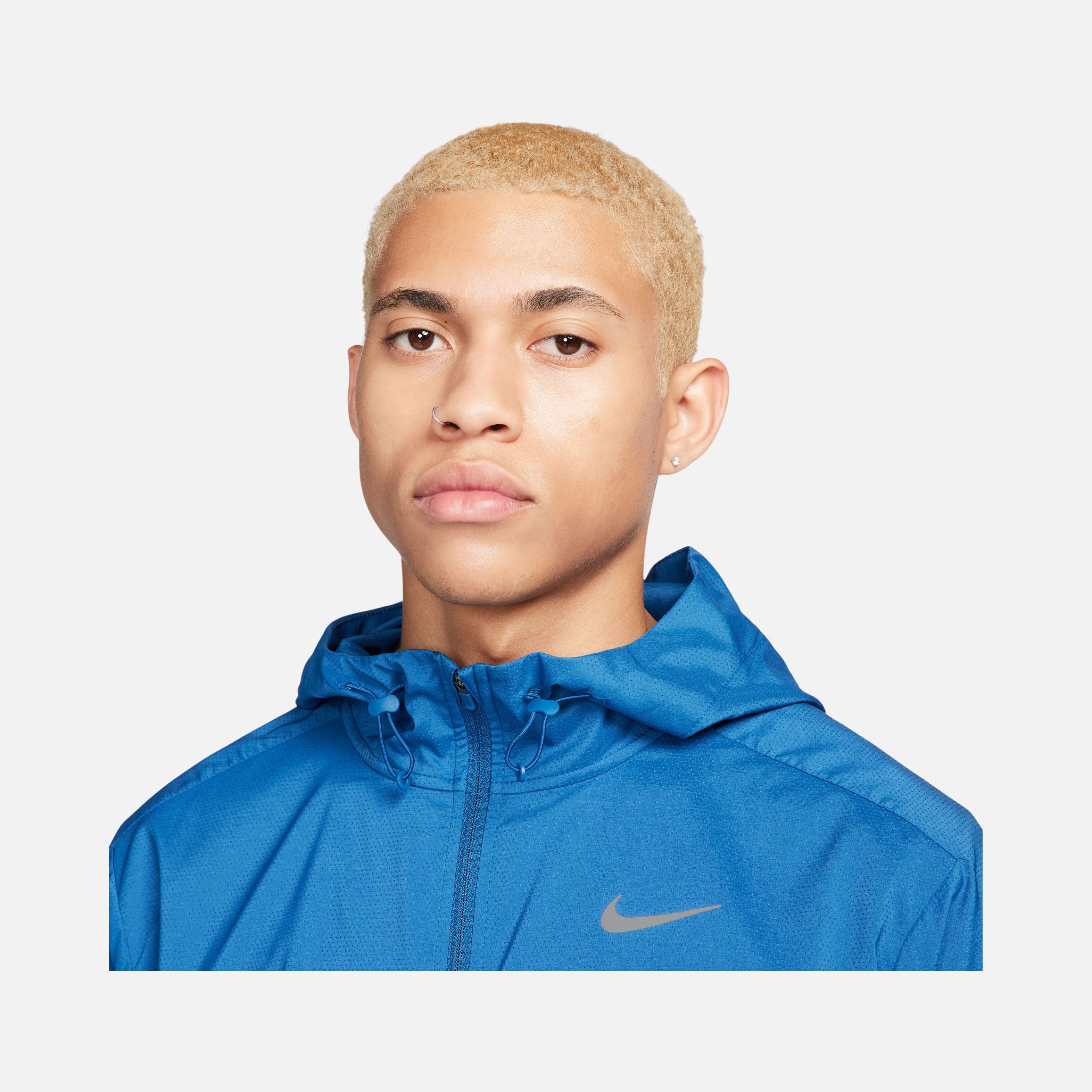 Nike Impossibly Light Windrunner Repel Lined Recoverable Running Full-Zip Hoodie Erkek Ceket