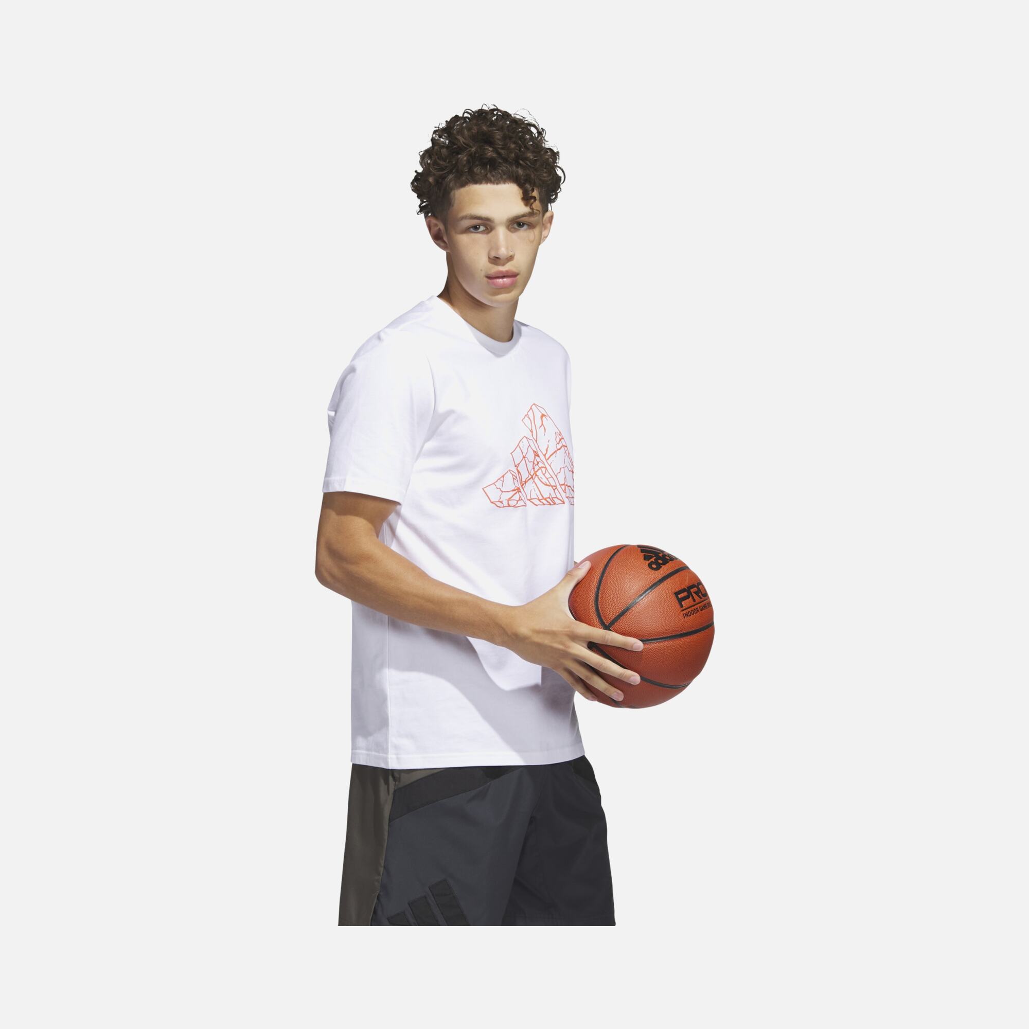 adidas Pass Rock Basketball Graphic Short-Sleeve Erkek Tişört
