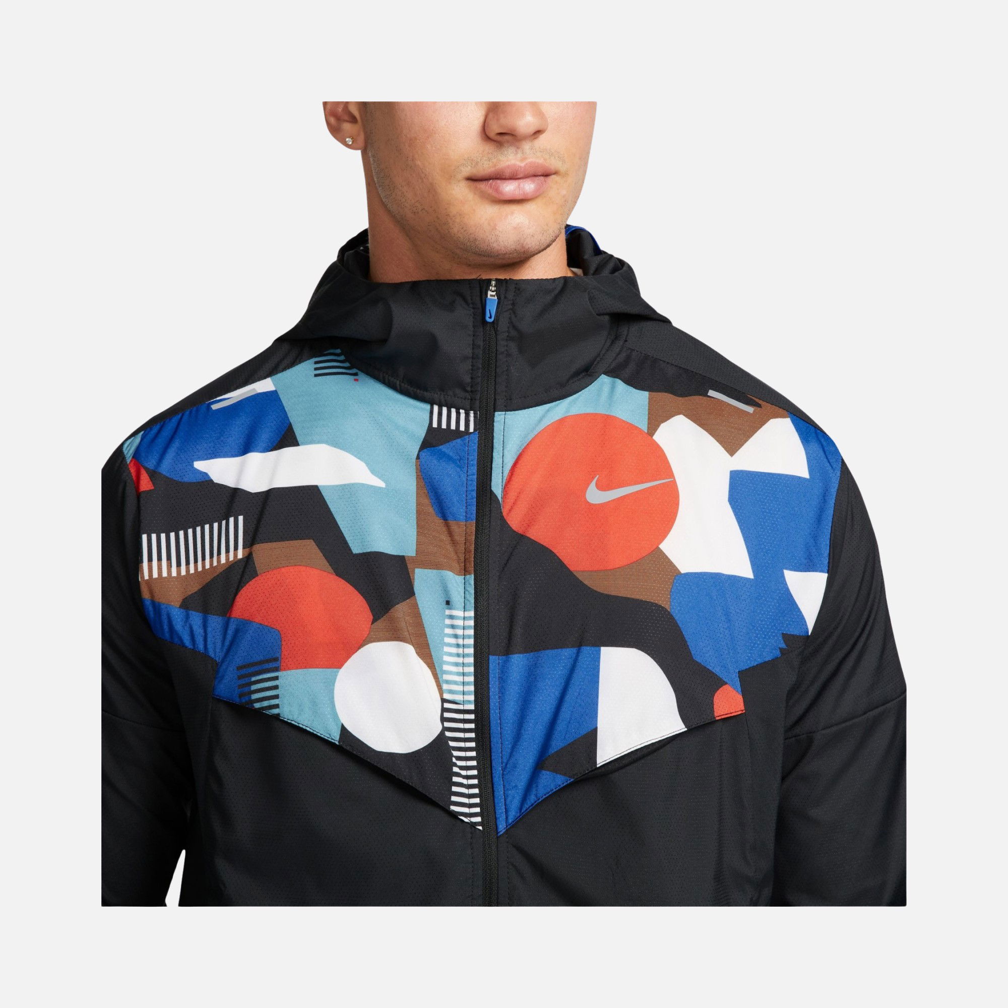 Nike Repel A.I.R. Hola Lou Windrunner Running Full-Zip Hoodie Erkek Ceket