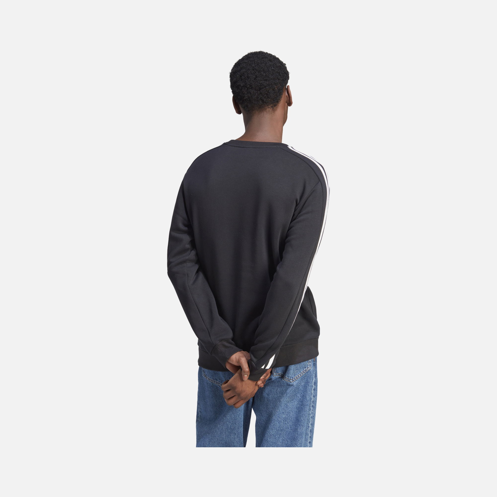 adidas Essentials Fleece 3-Stripes FW24 Erkek Sweatshirt