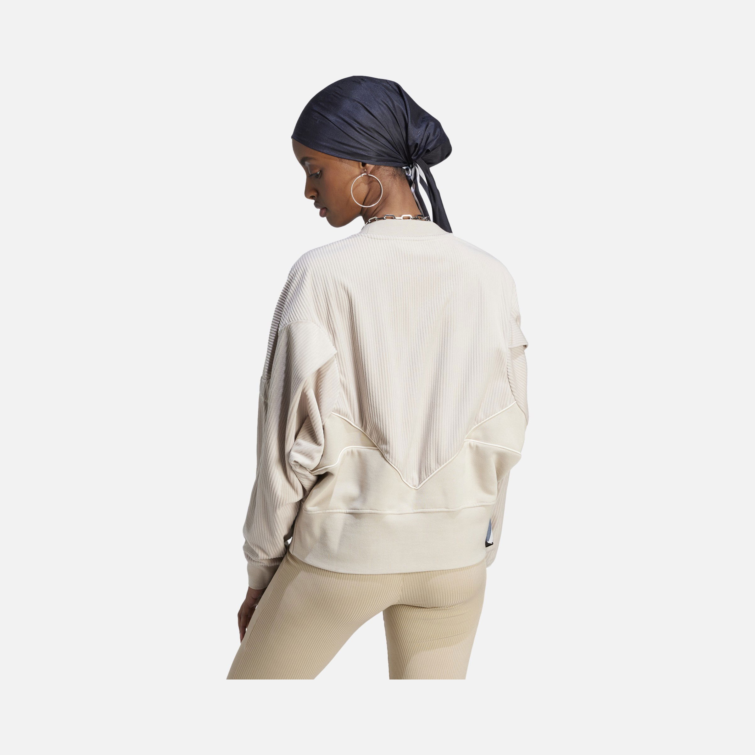 adidas Sportswear Corduroy Mix Material Hooide Kadın Sweatshirt