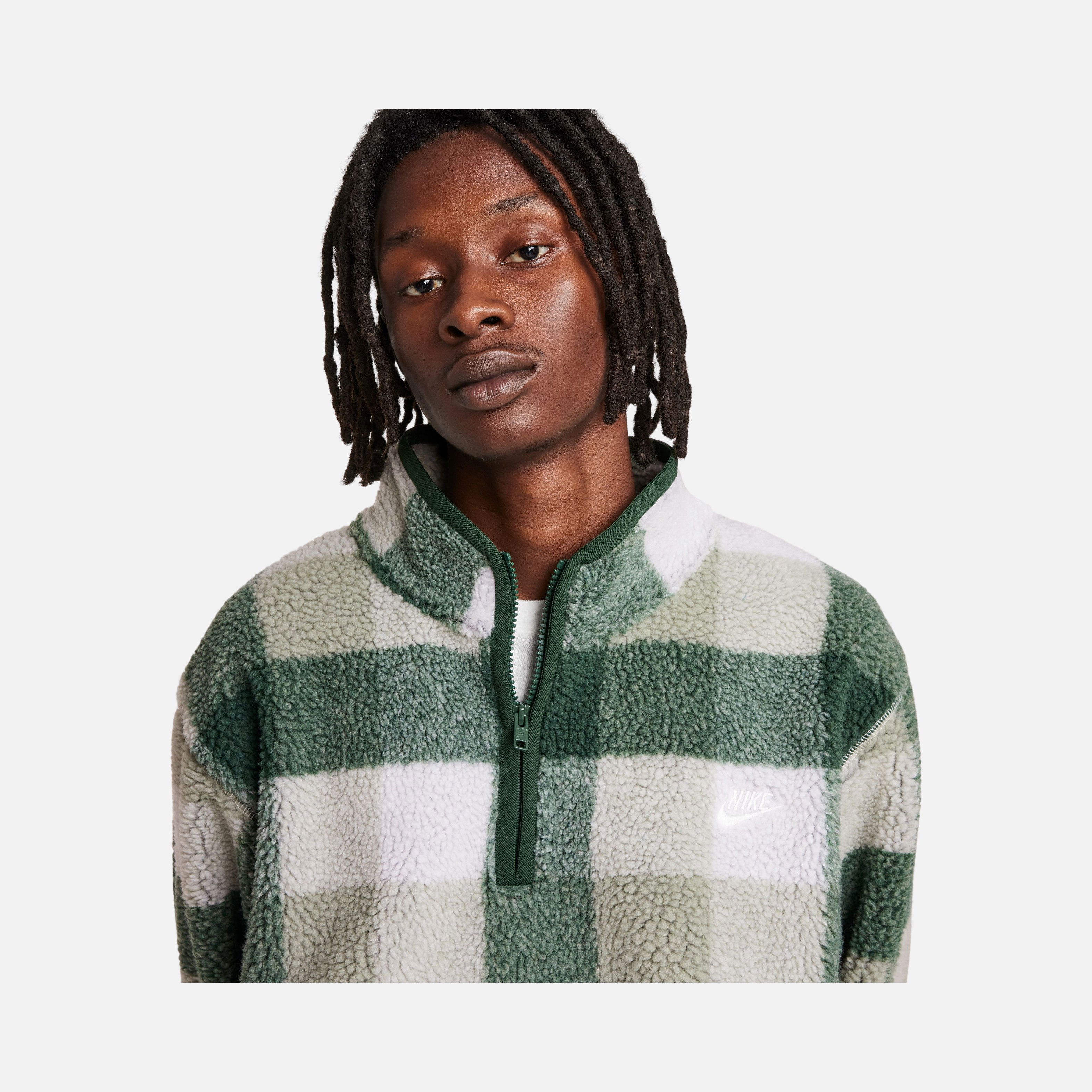 Nike Sportswear Club+ Sesonal Winterized Fleece All Over Printed Half-Zip Erkek Sweatshirt