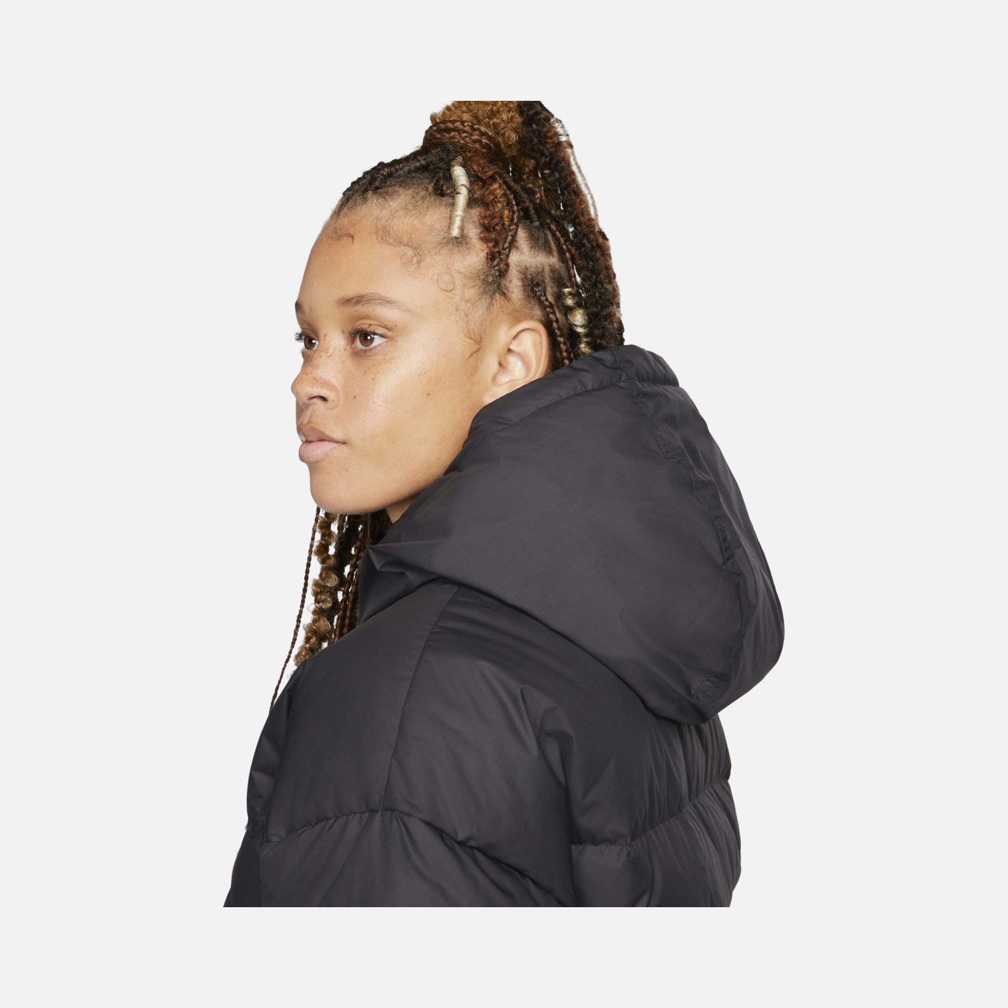 Nike Sportswear Storm-Fit Windrunner Down Fill Full-Zip Hoodie Kadın Mont