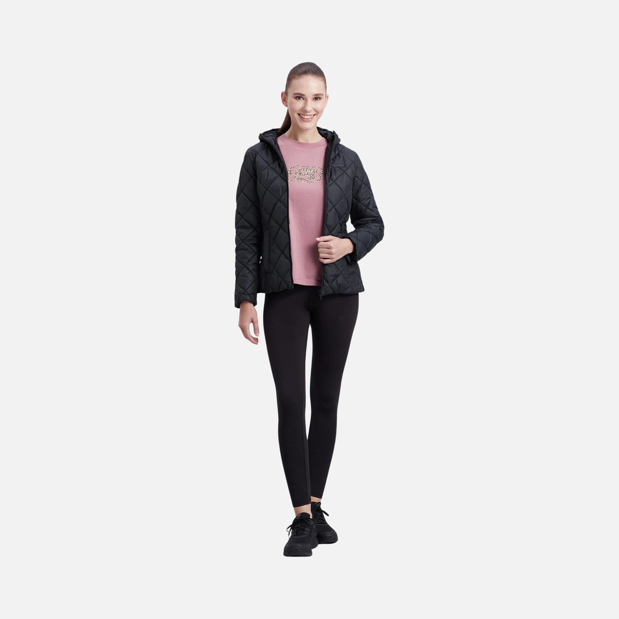 Skechers Capitone Full-Zip Hooded Kadın Mont