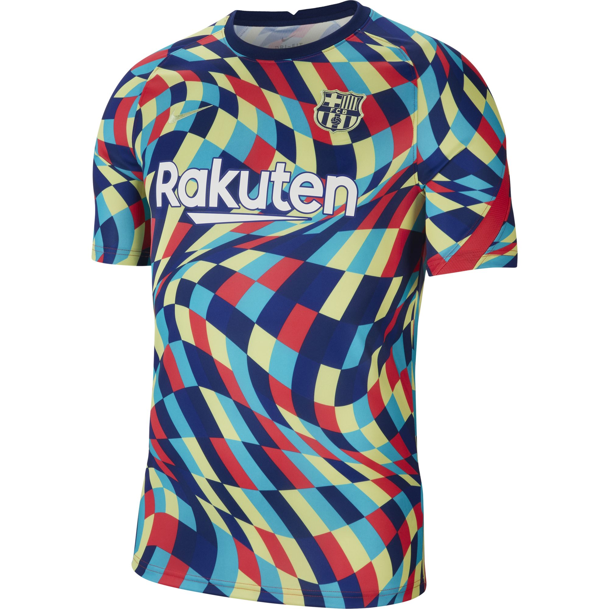 Nike FC Barcelona Pre-Match SS21 Short-Sleeve Erkek Tişört