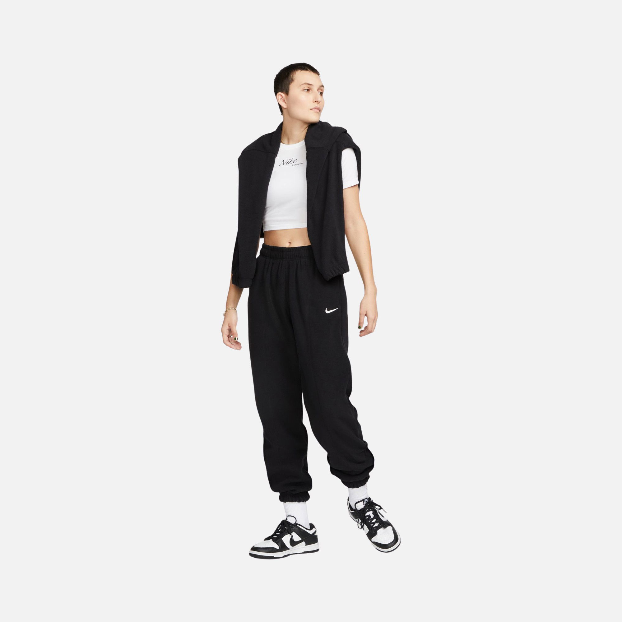 Nike Sportswear Fleece High Waisted Oversized Kadın Eşofman Altı