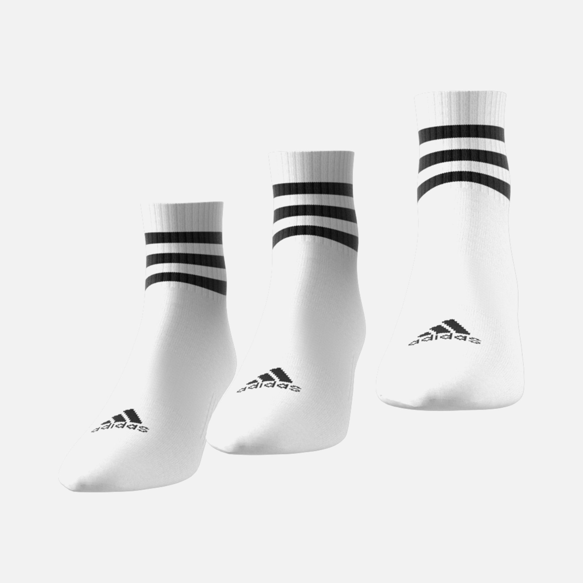 adidas 3-Stripes Cushioned Sportswear Mid-Cut FW24 (3-Pairs) Unisex Çorap