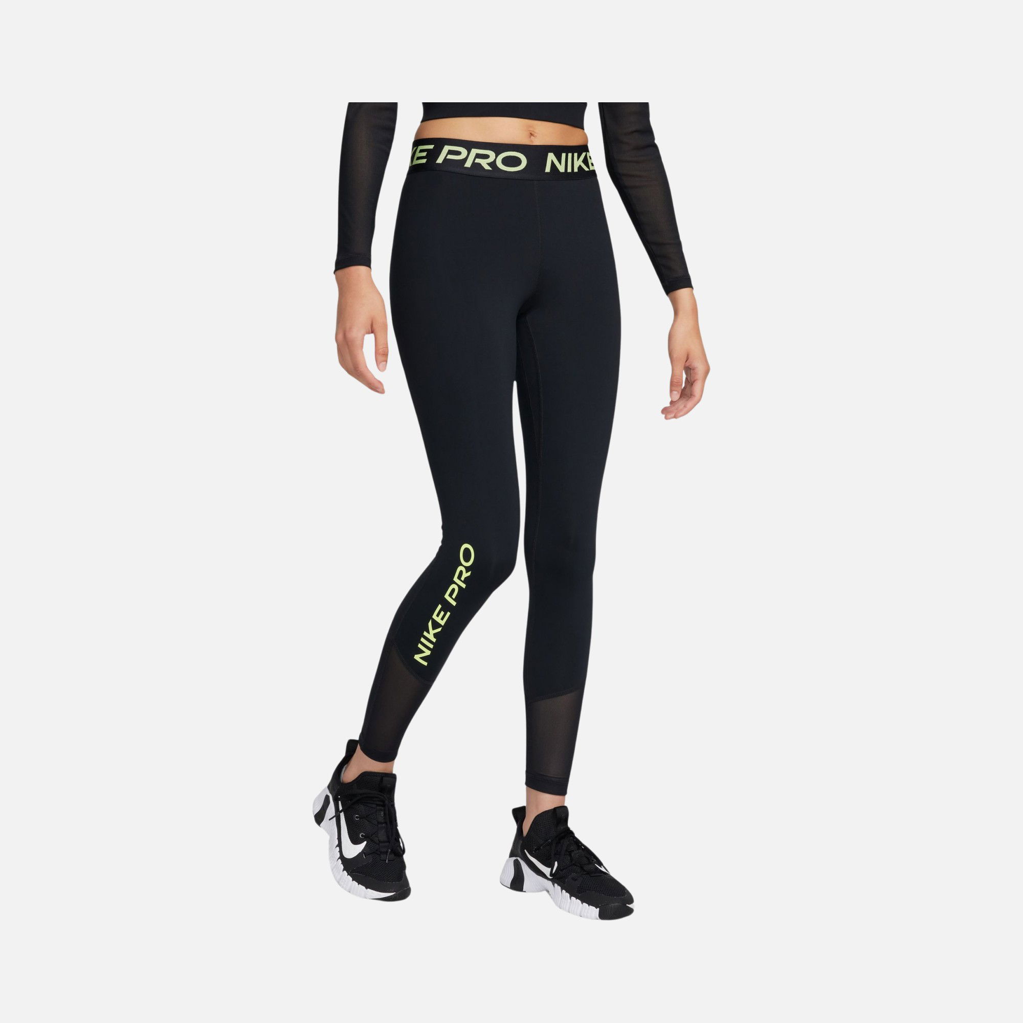 Nike Pro Mid-Rise Full-Length Novelty Training Kadın Tayt